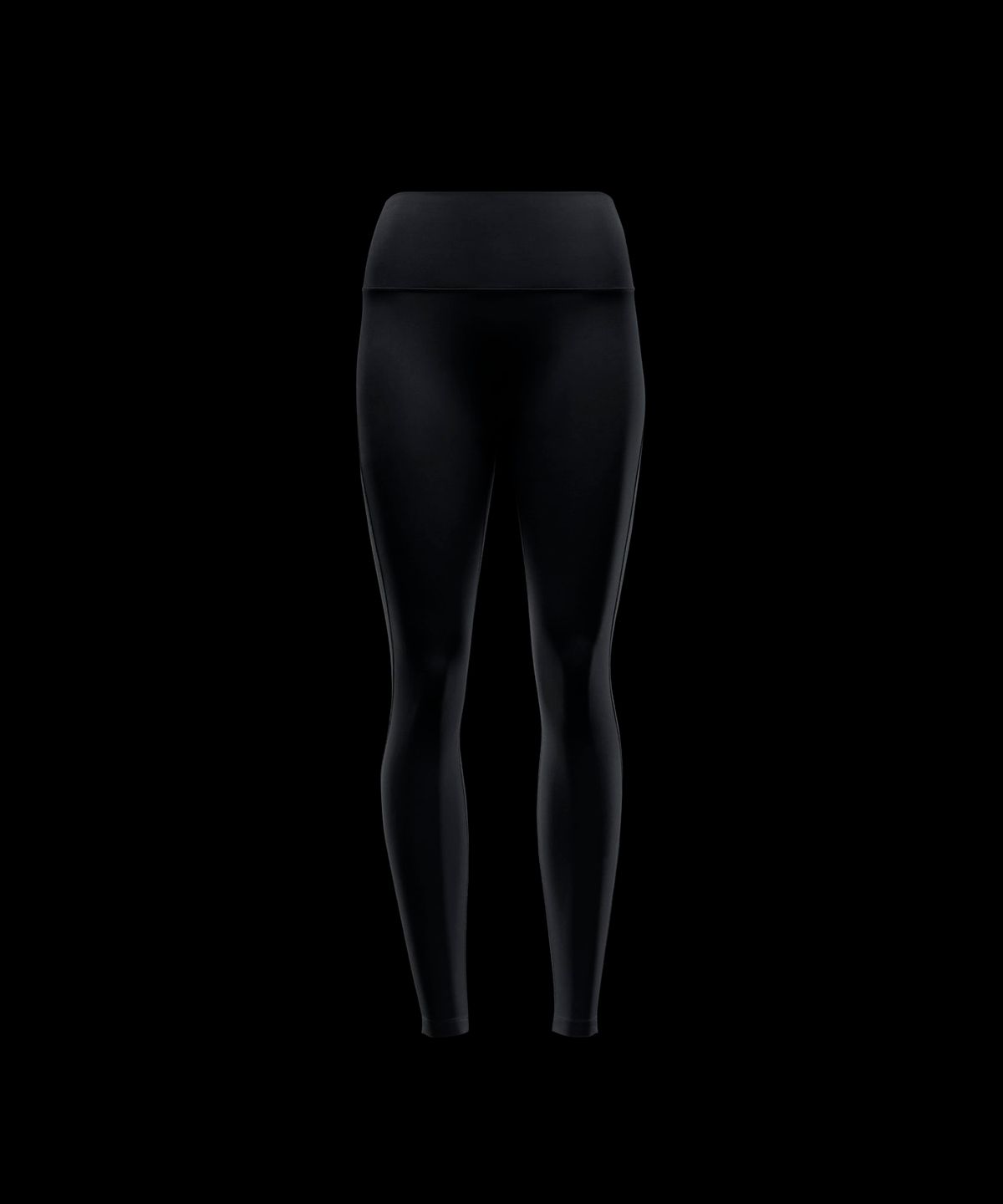나이키(NIKE) 드라이 핏 원 심리스 프론트 하이웨이스트 풀 렝스 레깅스 W - 블랙 / HJ9196-010
