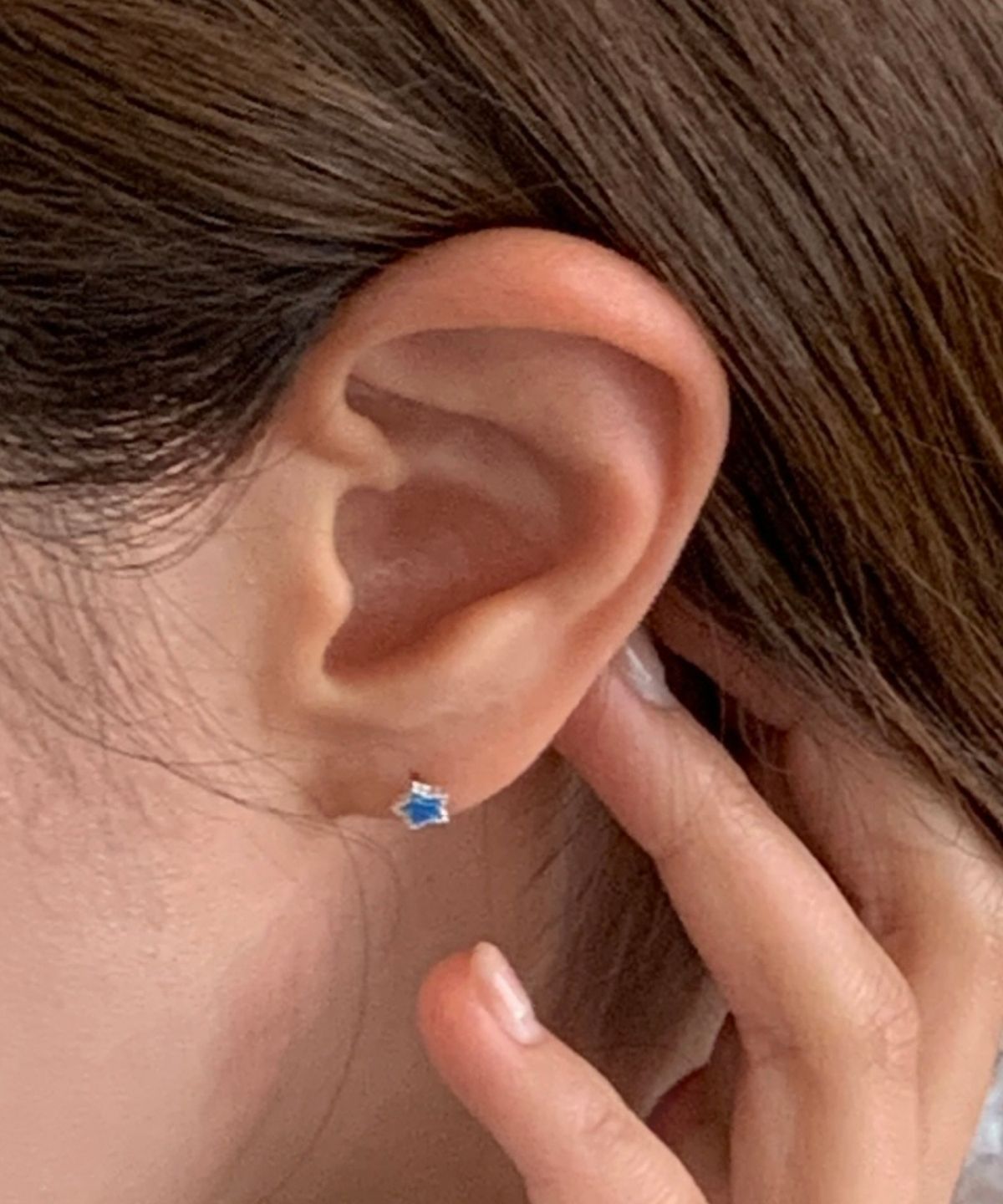 바라두(BARADU) [BARADU 925] Opal star piercing (single)