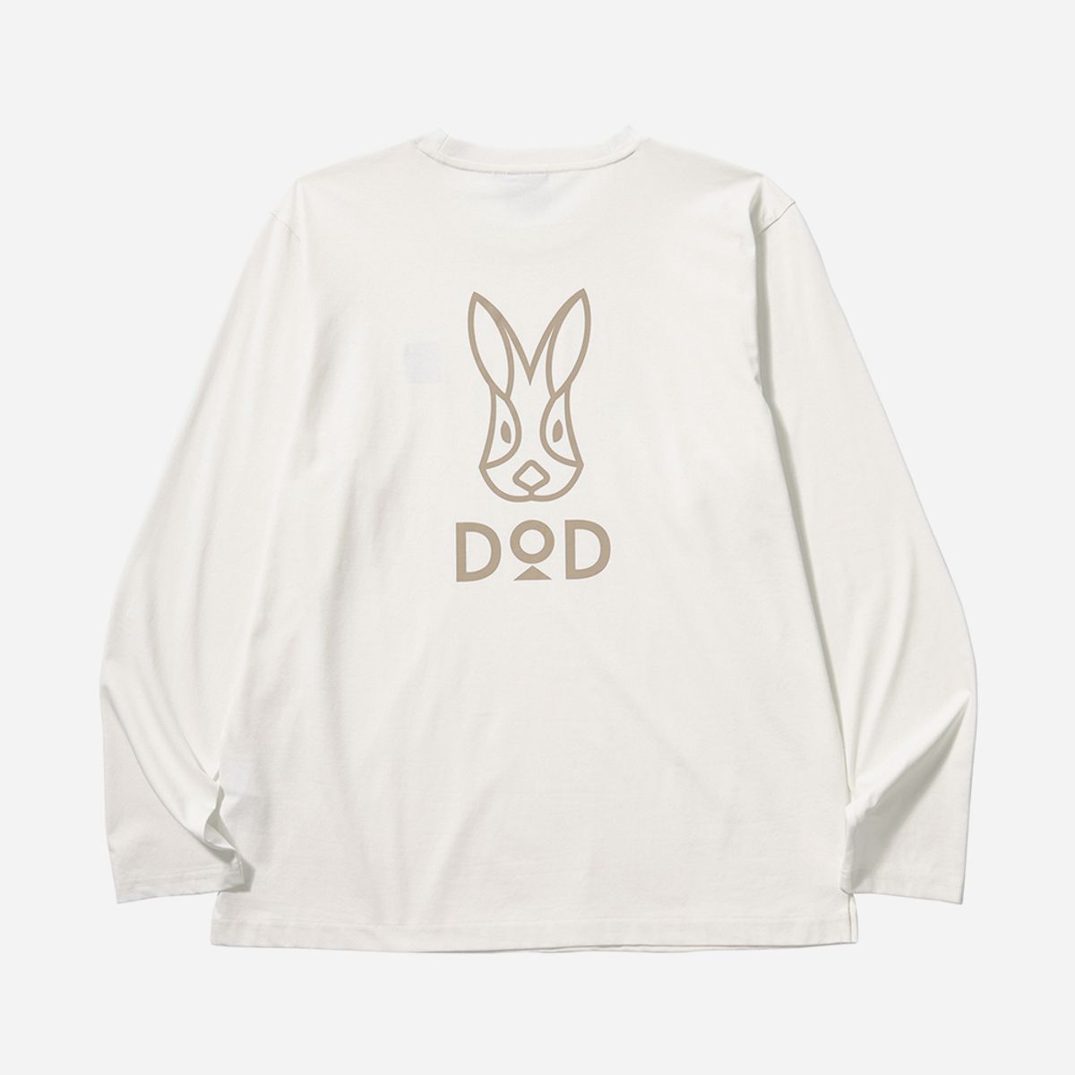 디오디(DOD) 소로나 베이직 라운드 롱 티셔츠 - OFF WHITE