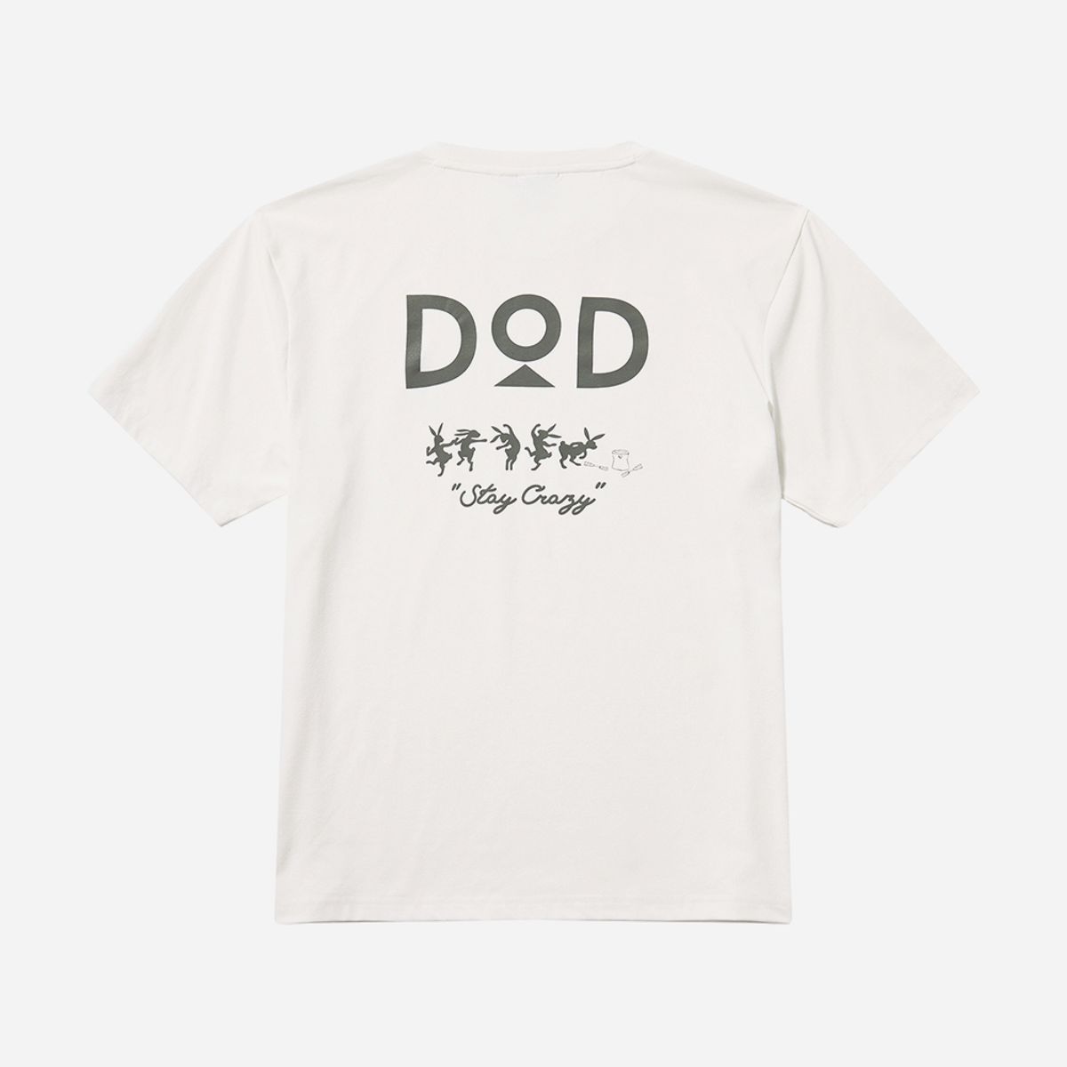 디오디(DOD) 액티비티 프린트 숏 티셔츠 - OFF WHITE