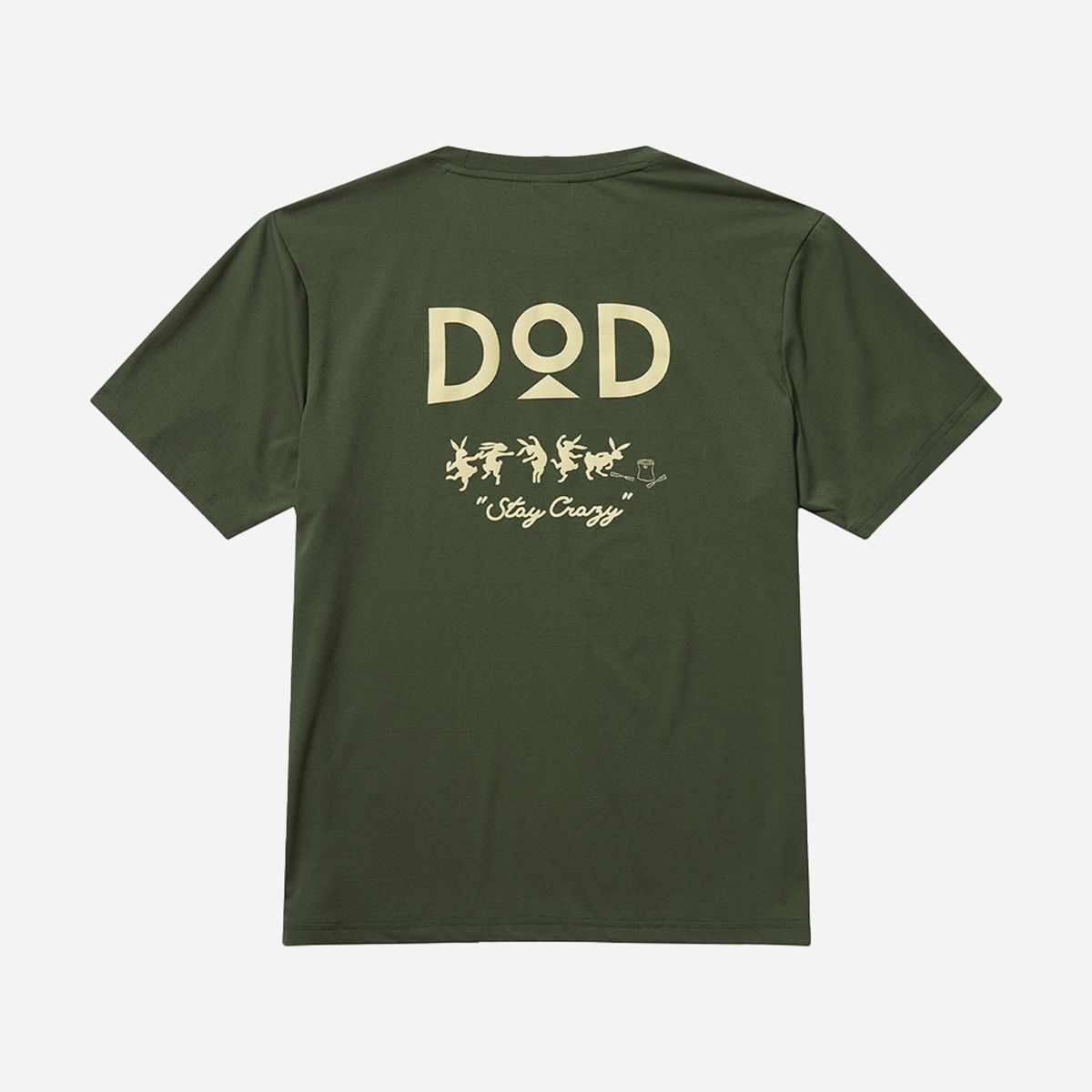 디오디(DOD) 액티비티 프린트 숏 티셔츠 - KHAKI