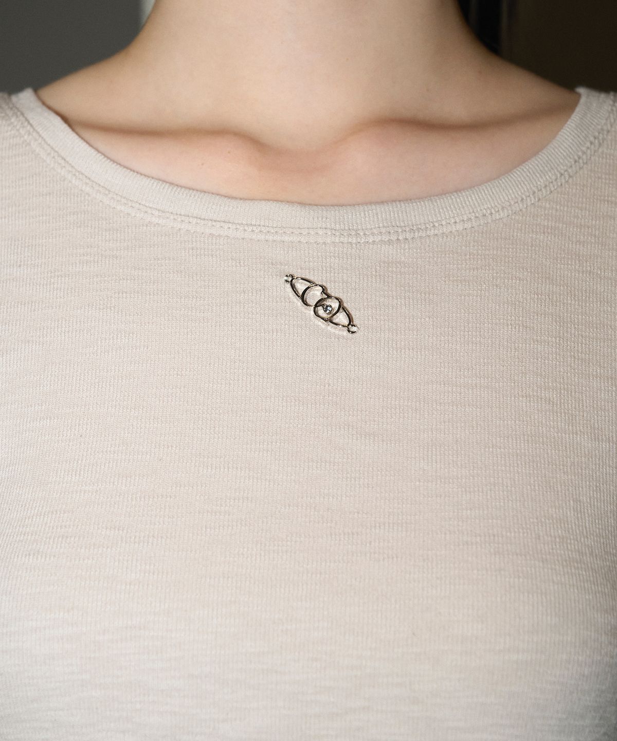 체리퀴리(CHERRYQUIRI) smooth tee - beige