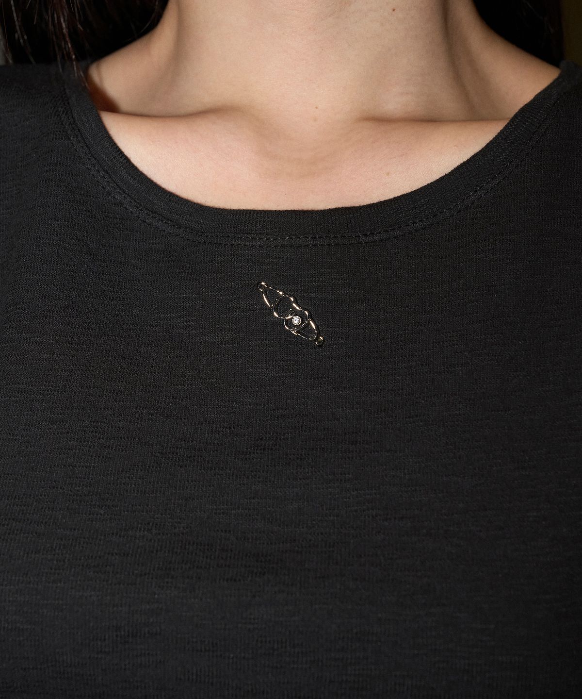 체리퀴리(CHERRYQUIRI) smooth tee - black