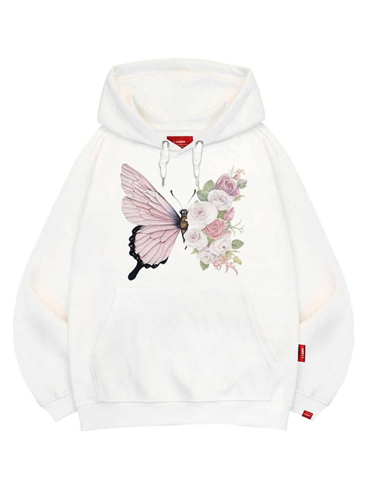엘라모(LLAMO) 로즈플라이 후드티 남녀공용 빅사이즈 M~4XL