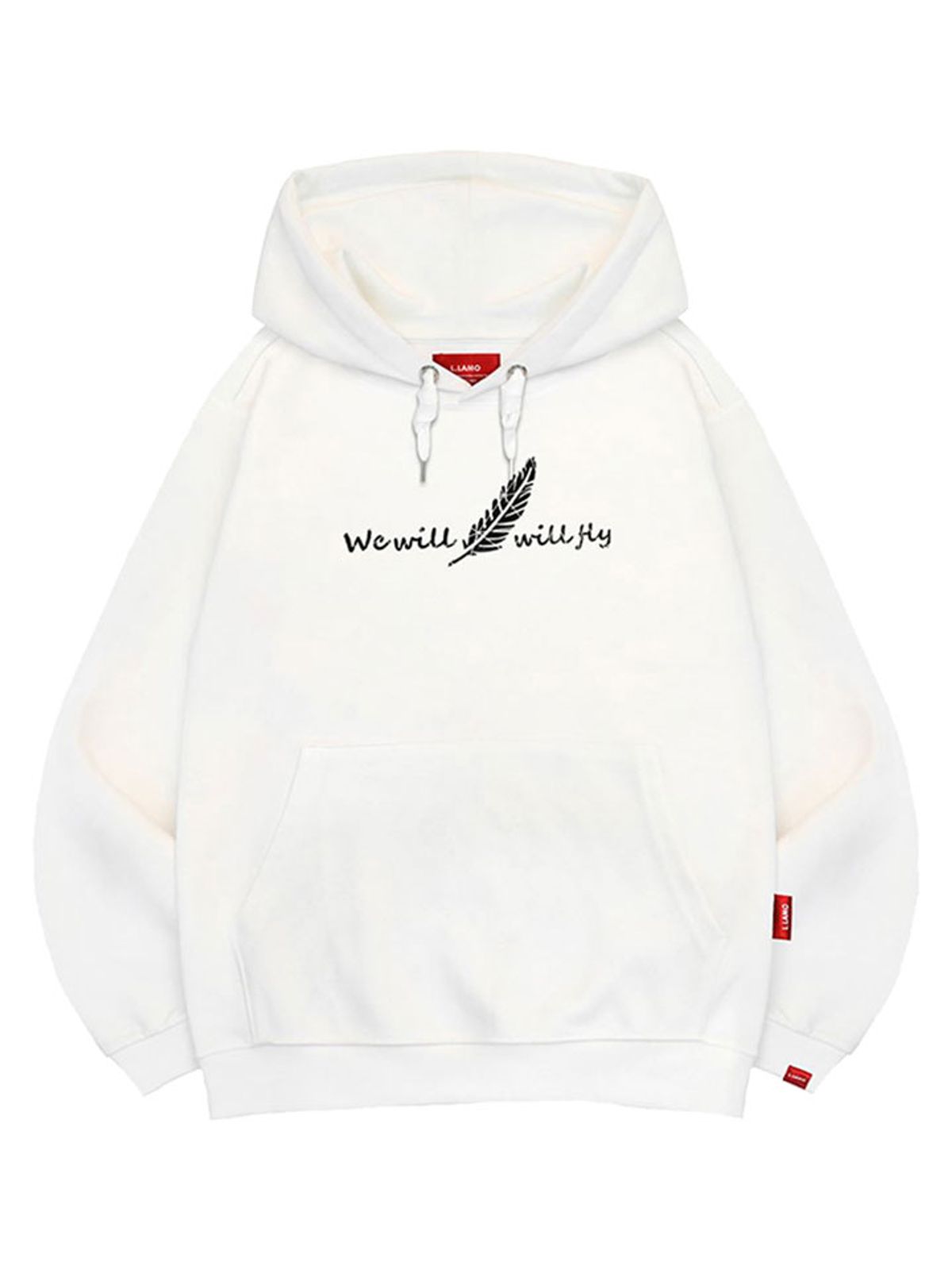 엘라모(LLAMO) 엠보페더 후드티 남녀공용 빅사이즈 M~4XL