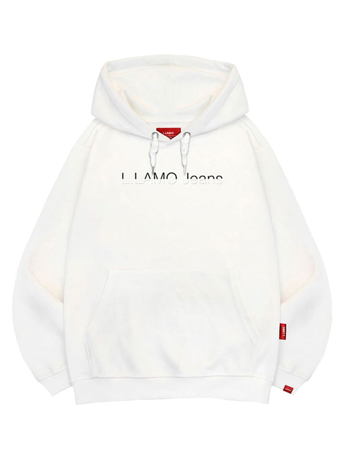 엘라모(LLAMO) 리버설 후드티 남녀공용 빅사이즈 M~4XL