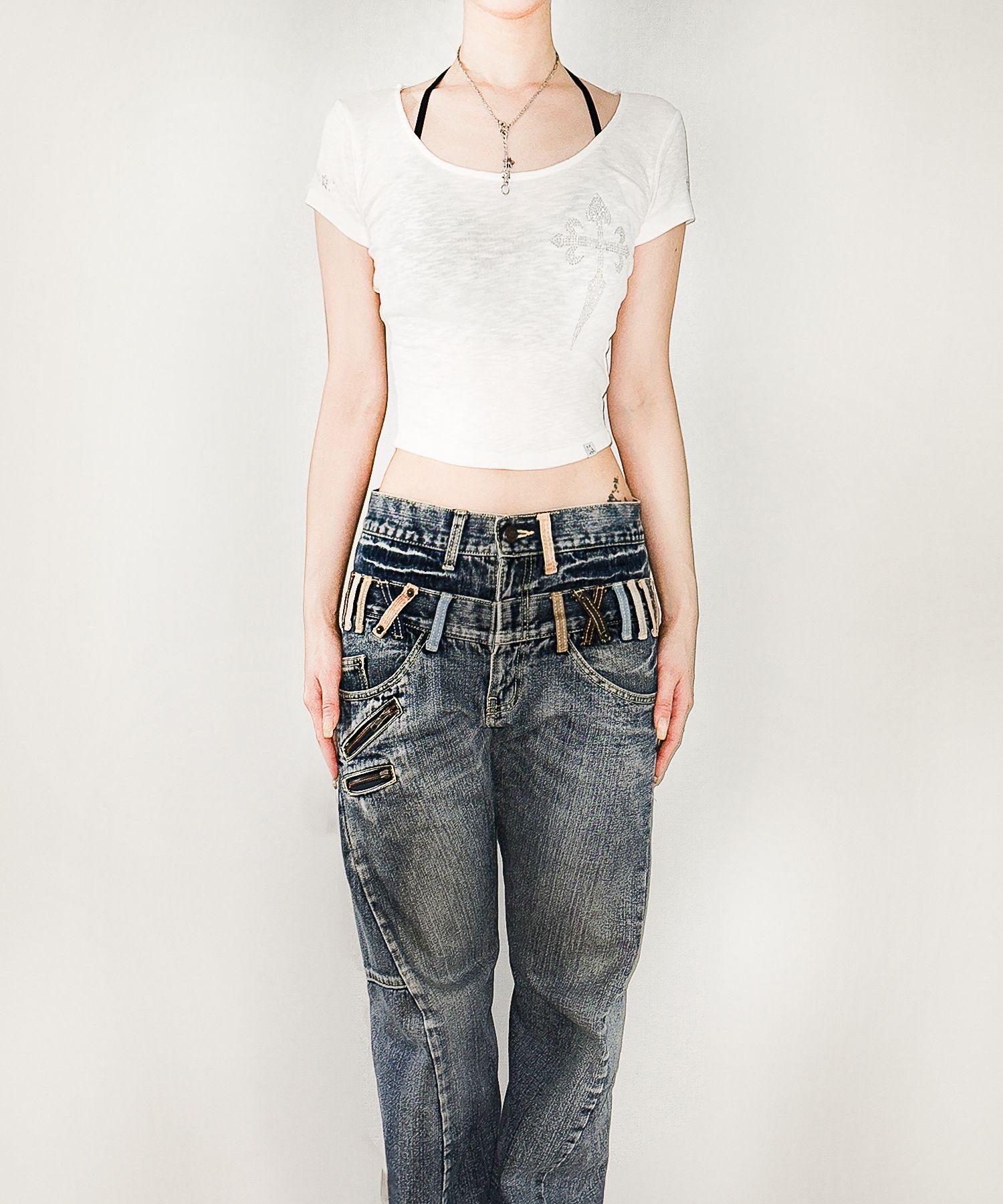 MUSINSA | EESSAY Seraphic Short Sleeve T-Shirt - White
