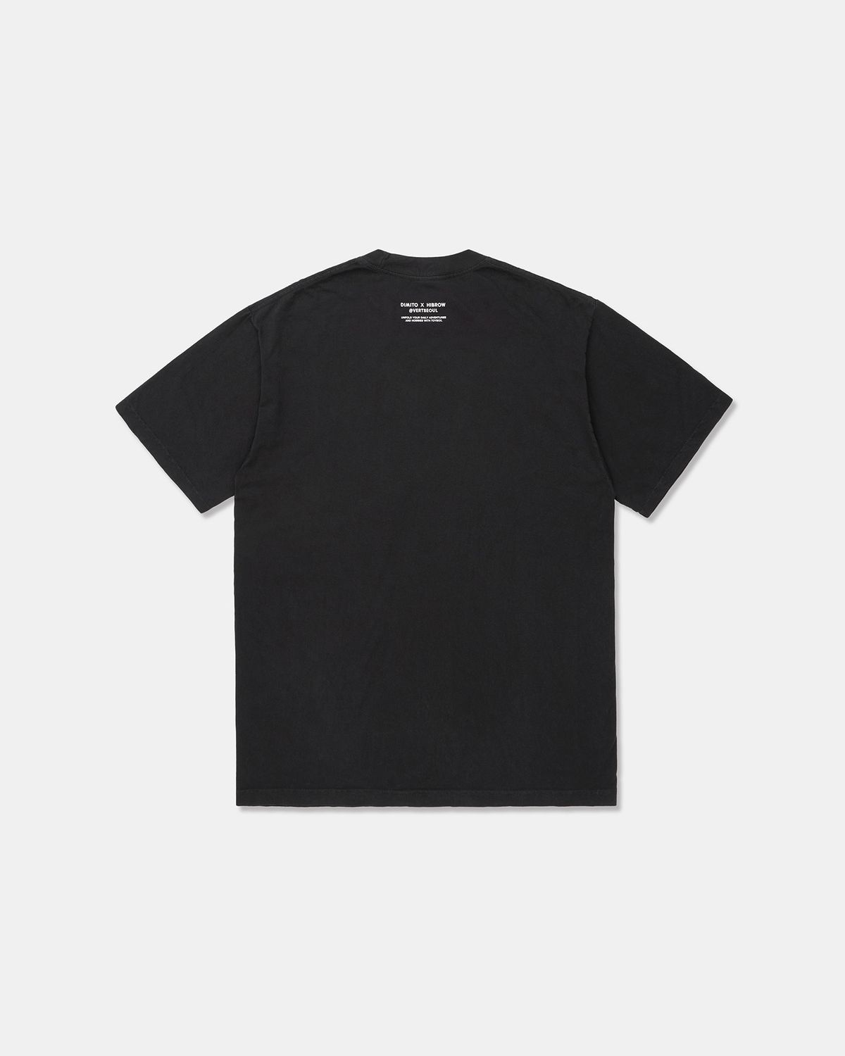 디미토(DIMITO) TOYBOX (DIMITO x HIBROW) SSV GD 6.5OZ TEE BLACK