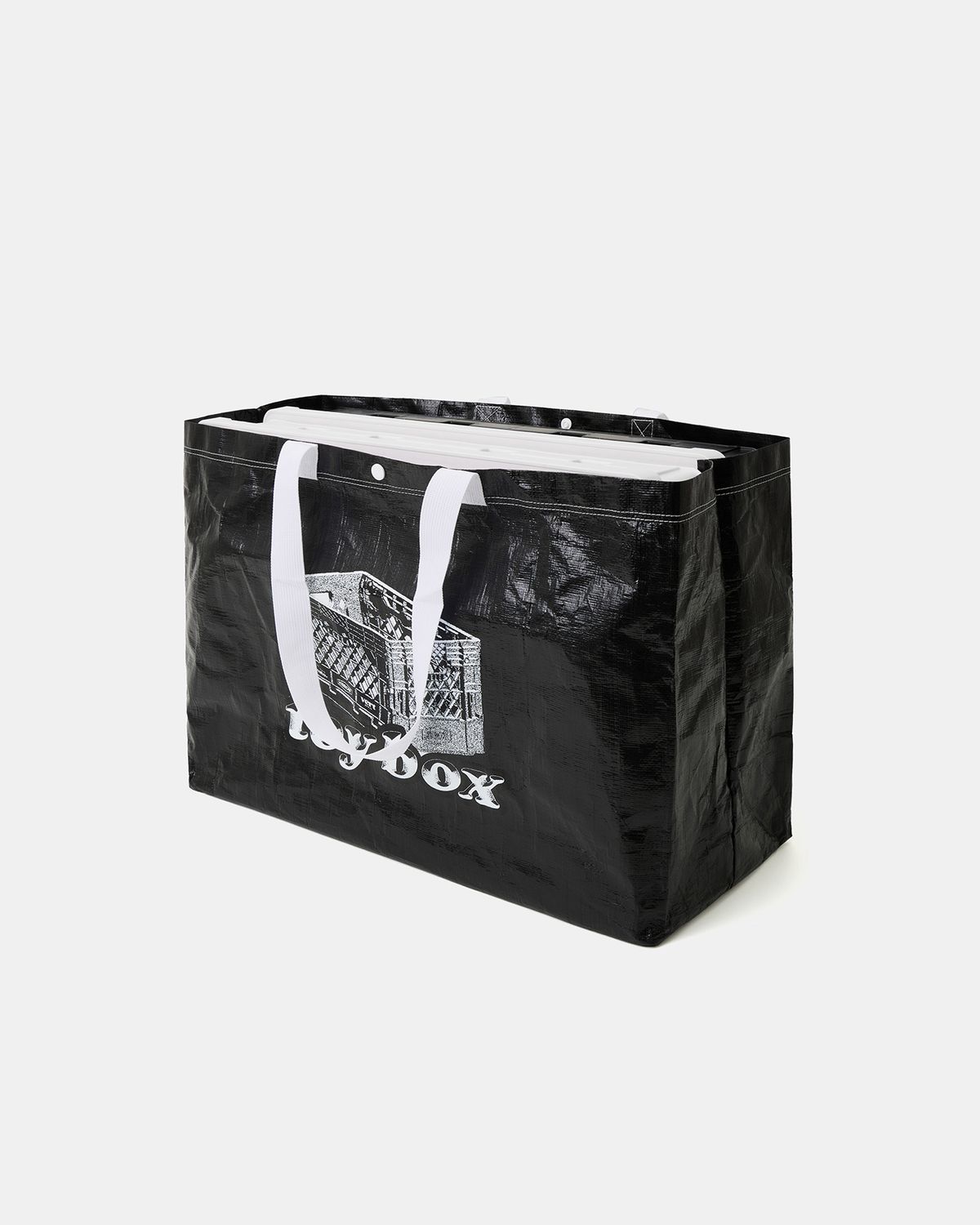 디미토(DIMITO) TOYBOX (DIMITO x HIBROW) SHOPPER BAG BLACK