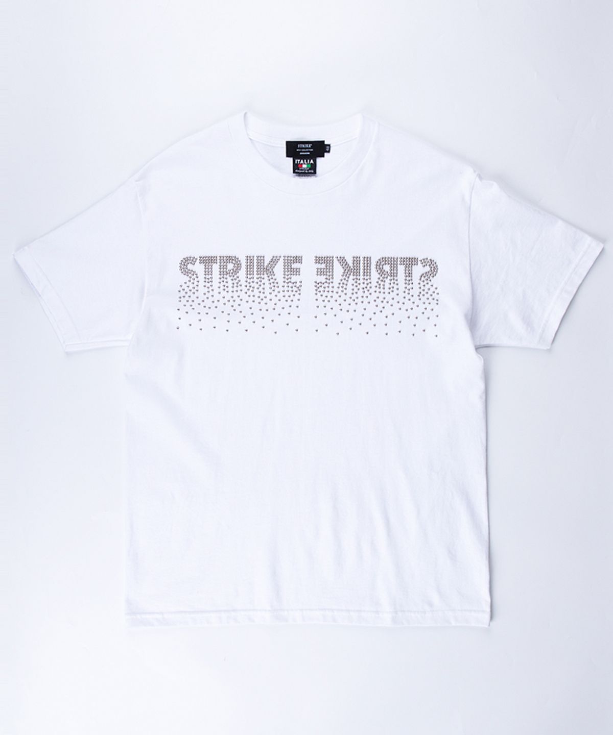 스트라이크(STRIKE) Luminous Studded Signature T-shirt (WHITE)