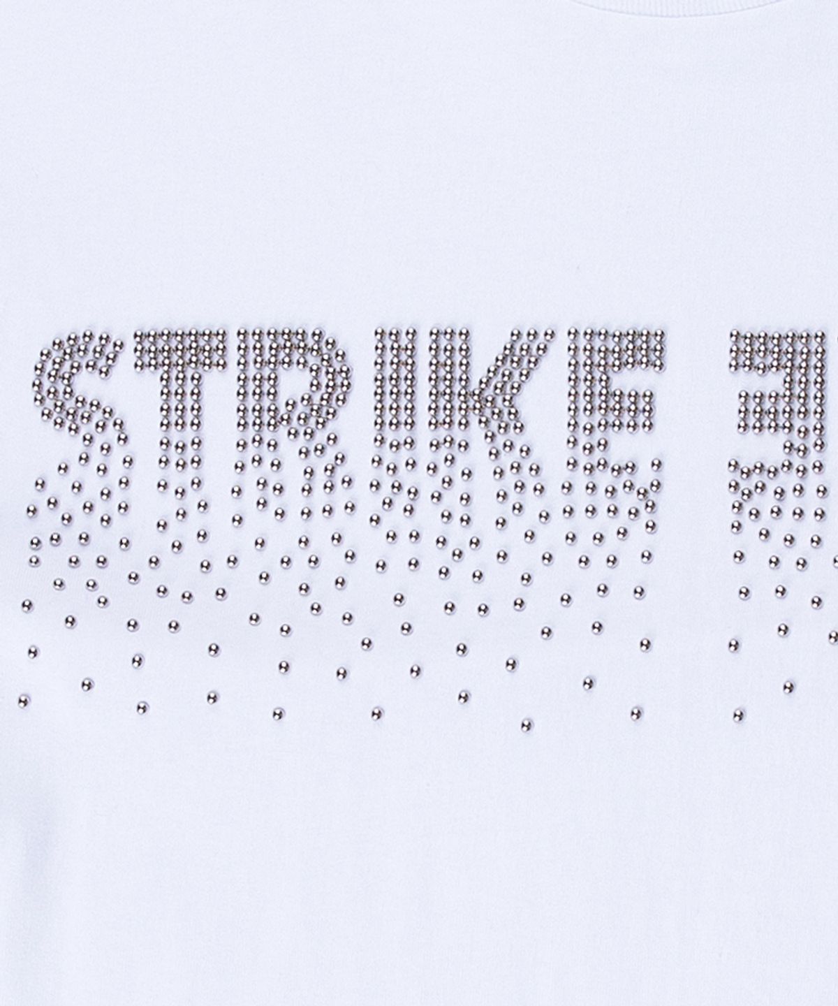 스트라이크(STRIKE) Luminous Studded Signature T-shirt (WHITE)