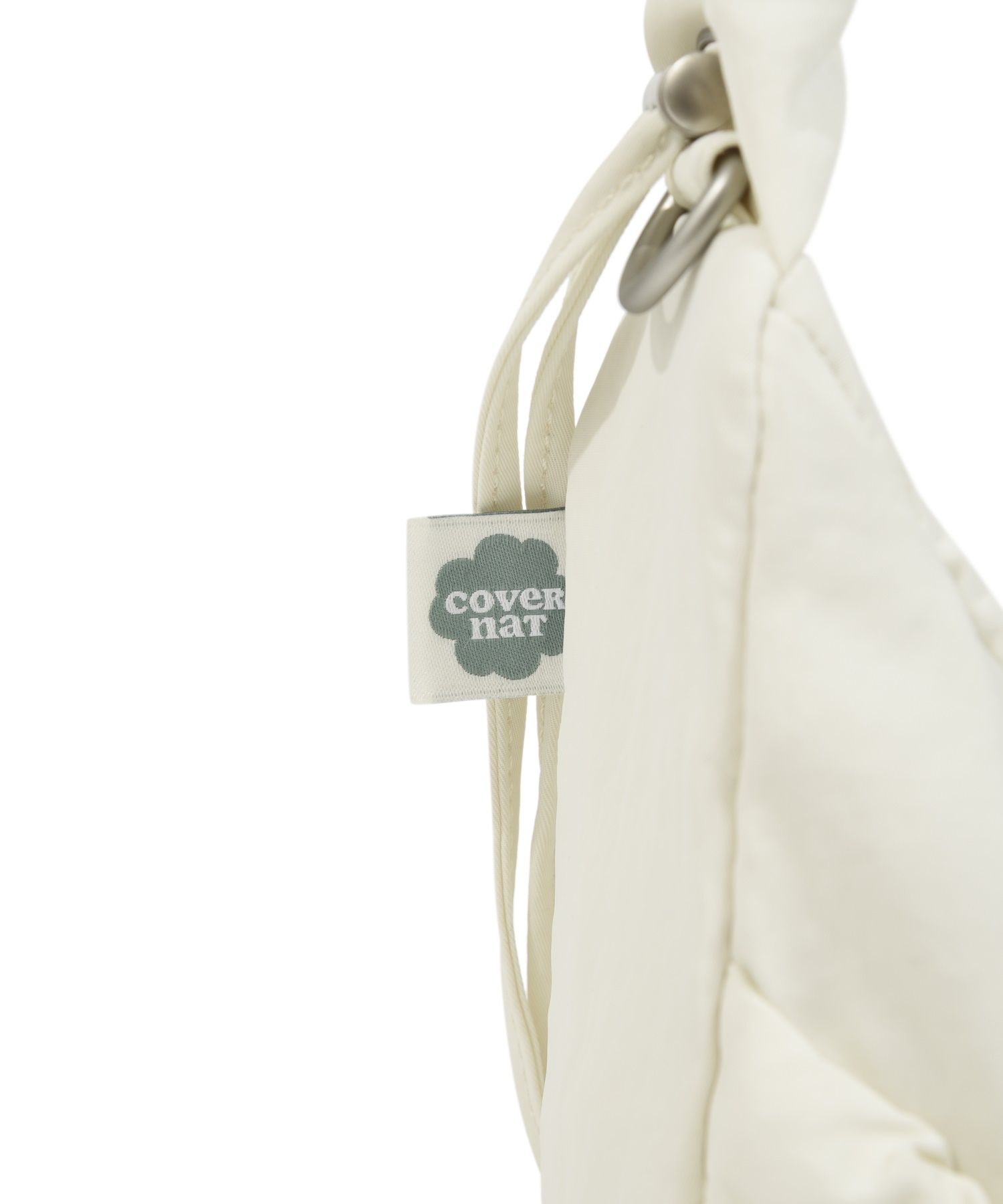 ★COVERNAT WOMAN★ Cloverheart Ecofur Hobo Bag Ivory CO2304T MUSINSA | COVERNAT WOMAN Clover Heart Fur Hobo Bag Beige