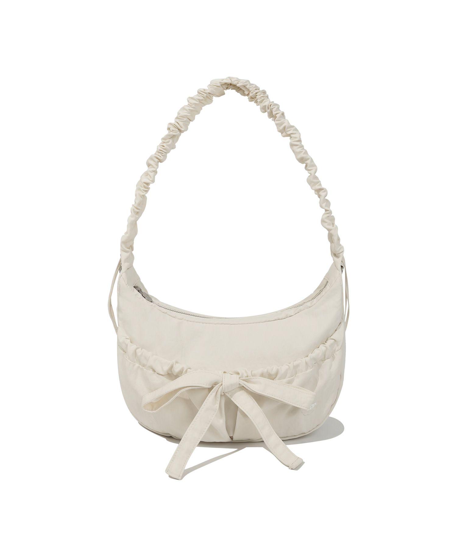 ★COVERNAT WOMAN★ Clover heart shirring big nylon hobo bag MUSINSA | COVERNAT WOMAN Clover Heart Shirring Big Nylon