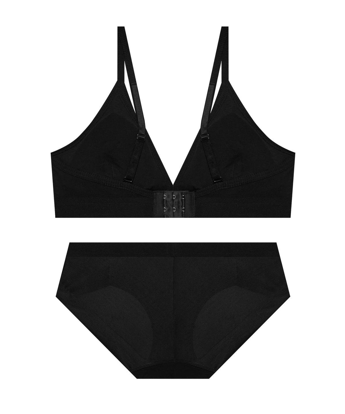 코데즈컴바인 이너웨어(CODES COMBINE INNERWEAR) 비쥬 브라렛 팬티세트_블랙