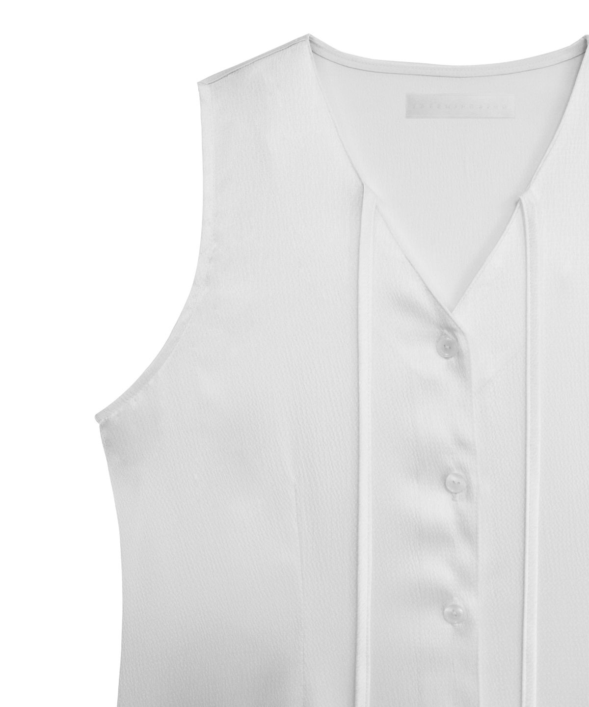 트리밍버드(TREEMINGBIRD) Strap Dart Long One-piece [ White ]