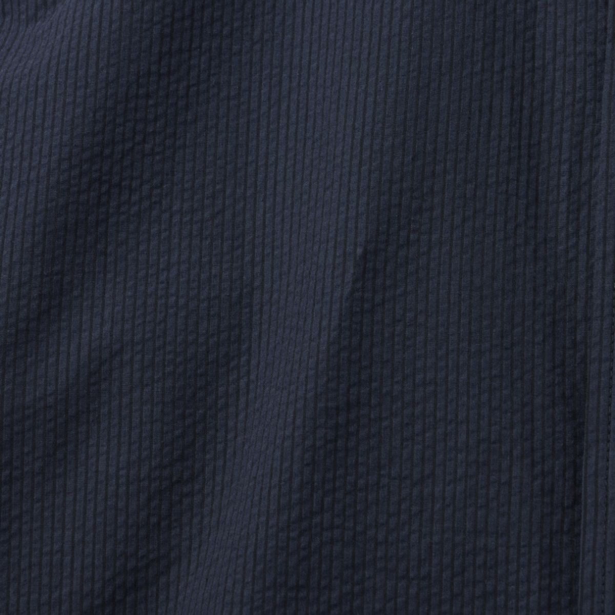 브롬톤 런던(BROMPTON LONDON) COTTON SET SEERSUCKER HALF SLEEVE SHACKET - NAVY (P242MJK535)