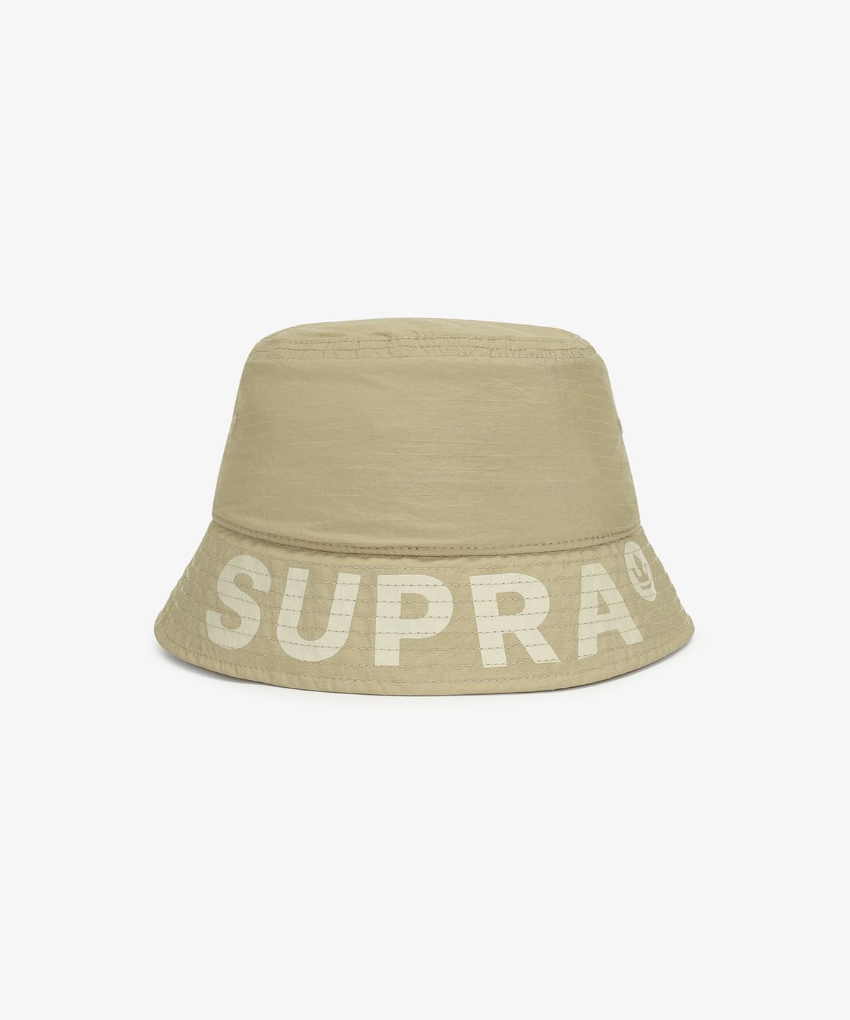 수프라(SUPRA) 크라운 로고 포인트 여성 버킷햇(BEIGE)