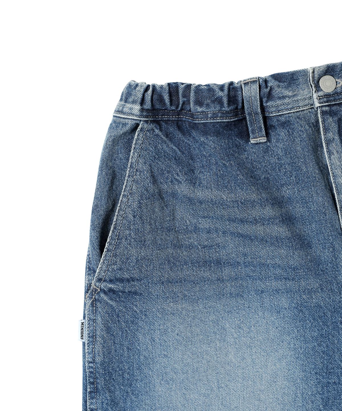 디스이즈네버댓(THISISNEVERTHAT) TNT MINIONS Denim Half Short Blue