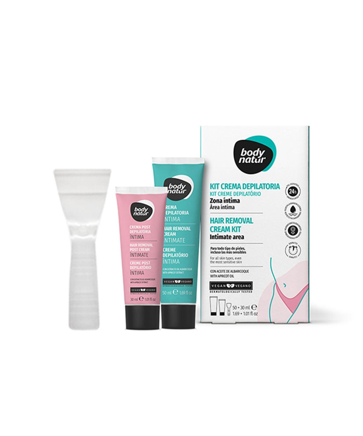 바디네이처(BODY NATUR) 제모크림 & 포스트 케어 밤 민감 피부 듀오 세트