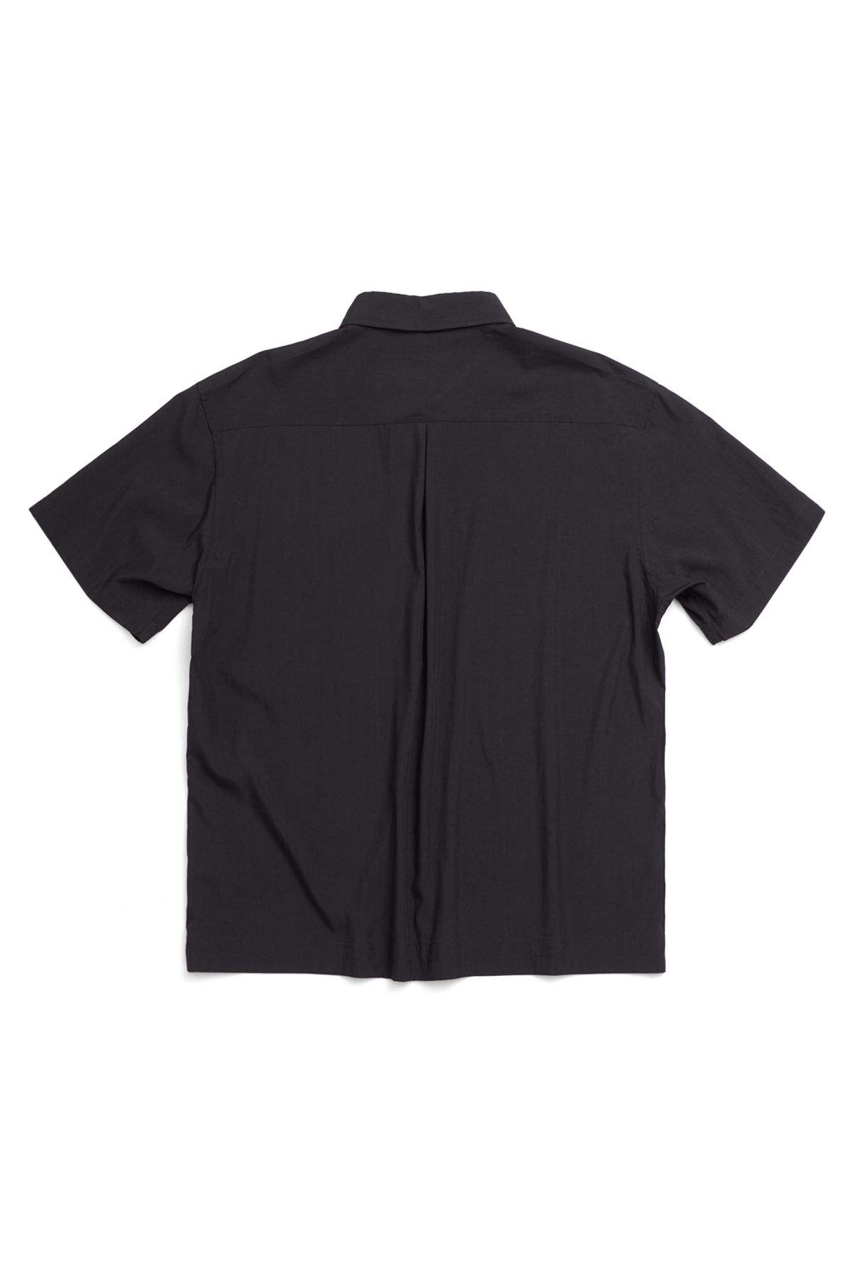 해칭룸(HATCHINGROOM) Crop Shirt 1/2 Charcoal
