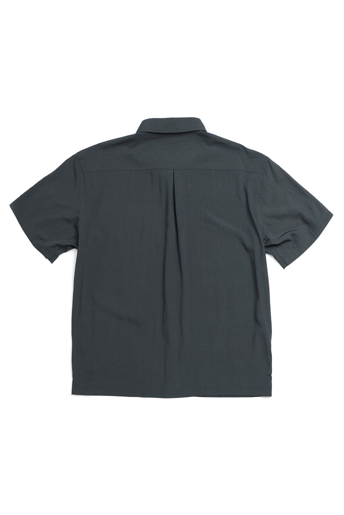 해칭룸(HATCHINGROOM) Crop Shirt 1/2 Green Charcoal