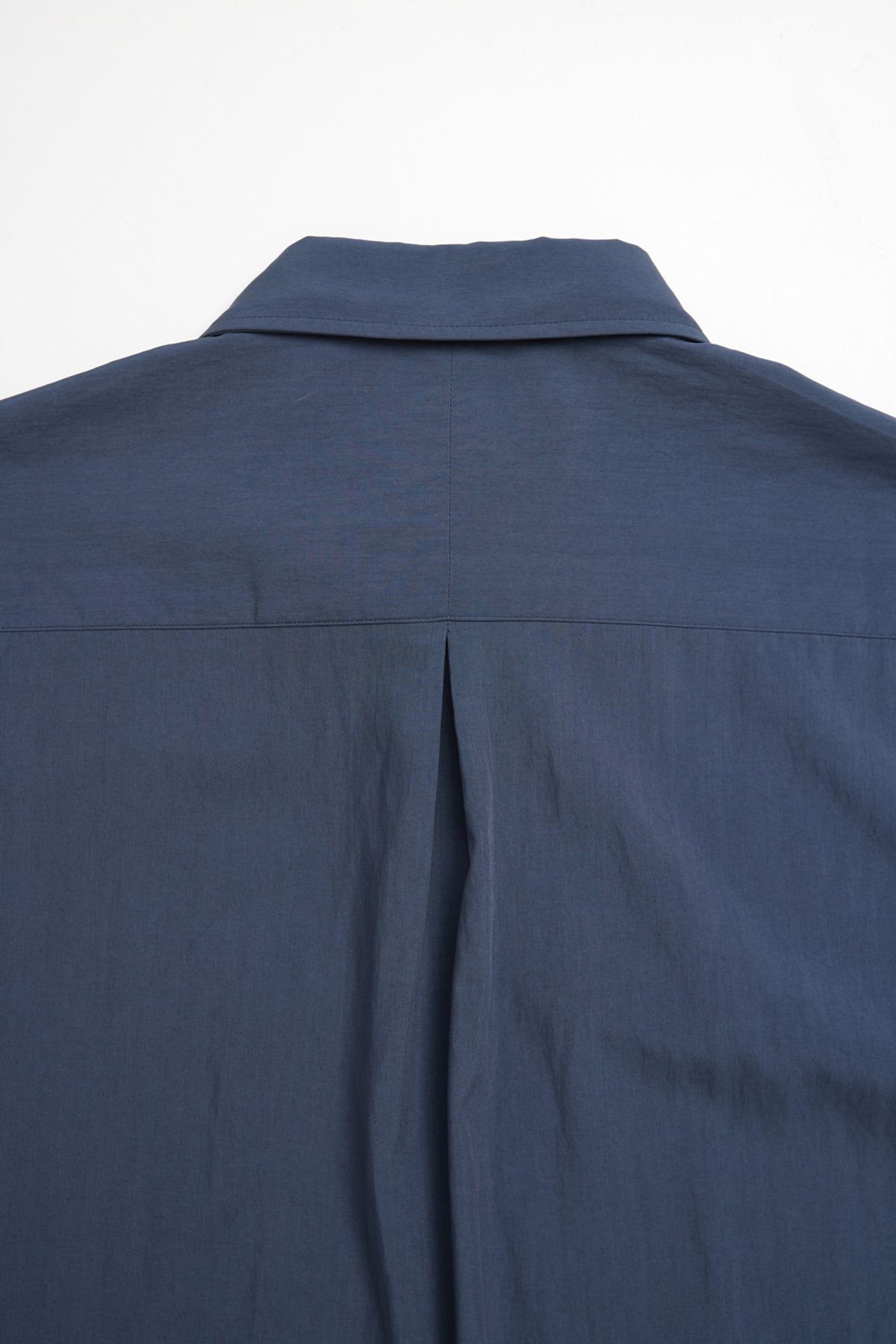 해칭룸(HATCHINGROOM) Crop Shirt 1/2 Slate Blue