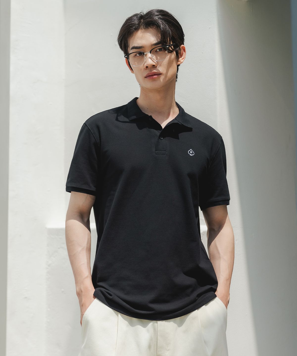 앨빈클로(ALVINCLO) 스페이드 A PK 반팔티 DLX1224 (5 COLOR)