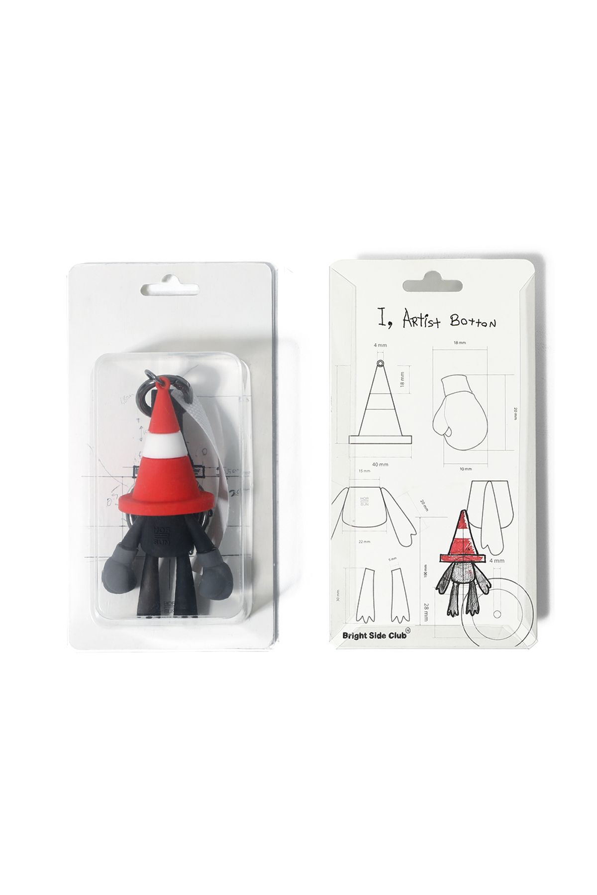 홀리선(HORLISUN) 24 B.S.C Artist Botton Boxer Keyring
