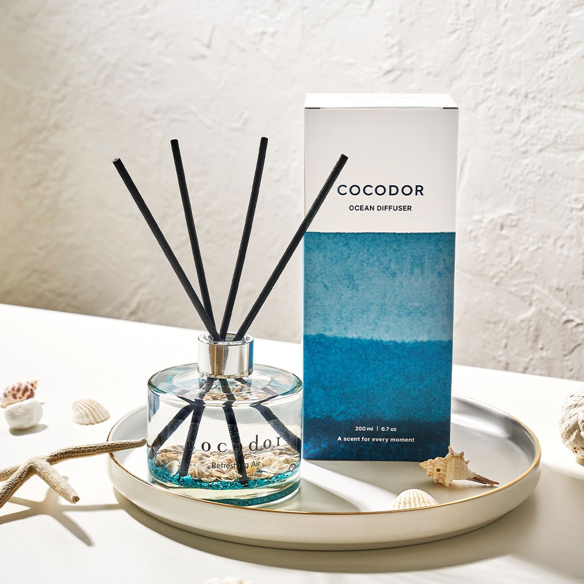 코코도르(COCODOR) 오션 디퓨저 200ml + 디퓨저 리필액 200ml