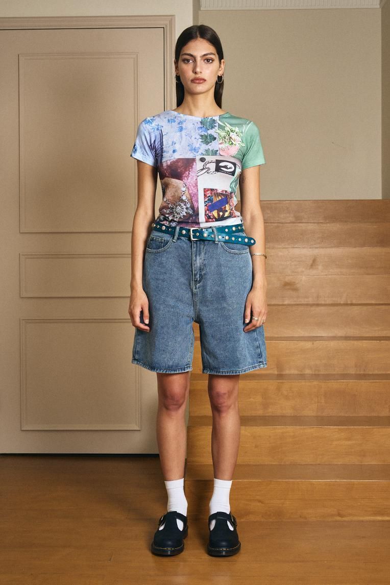 ◆TOOMUCHTAX◆ COLLAGE02 BABYT GREEN MIX MUSINSA | TOOMUCHTAX COLLAGE02 BABY-T (GREEN MIX)