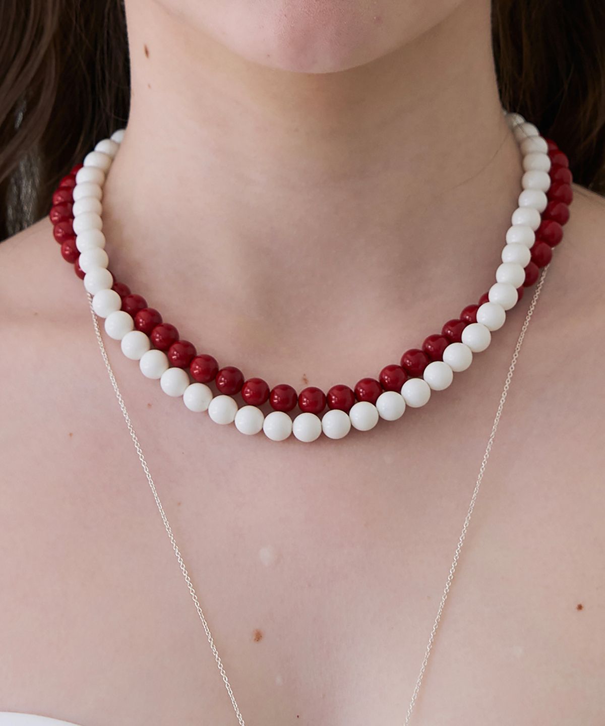 스틸 인스턴트(STILL INSTANT) Rose With Dew - Necklace 16 (2colors / 5sizes)