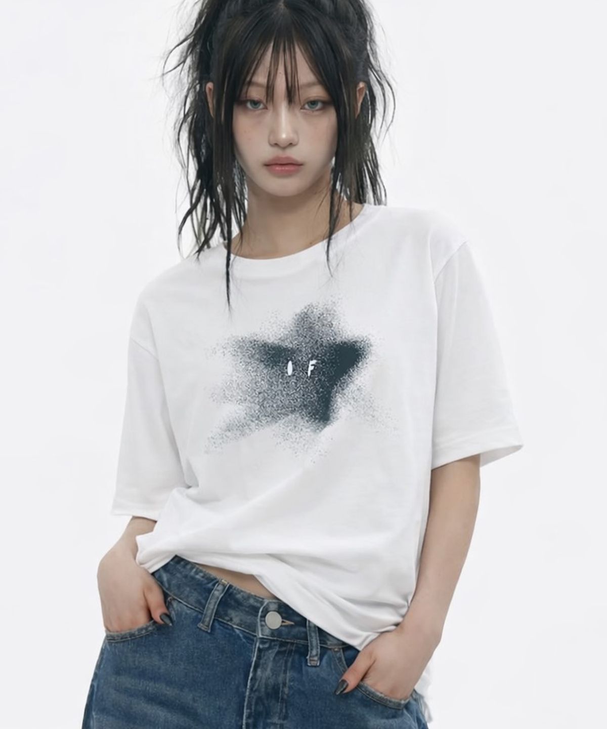 그레이버(GRAVER) [UNISEX]Blue star 반팔티_2color
