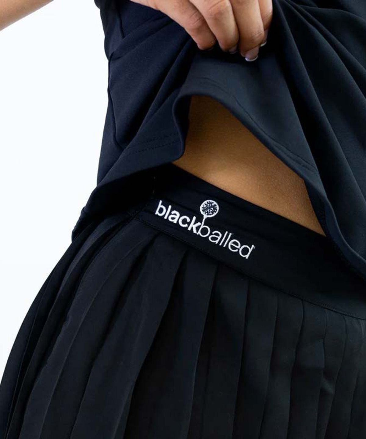 블랙볼드(BLACKBALLED) 투어 볼트 스커트 BLACK