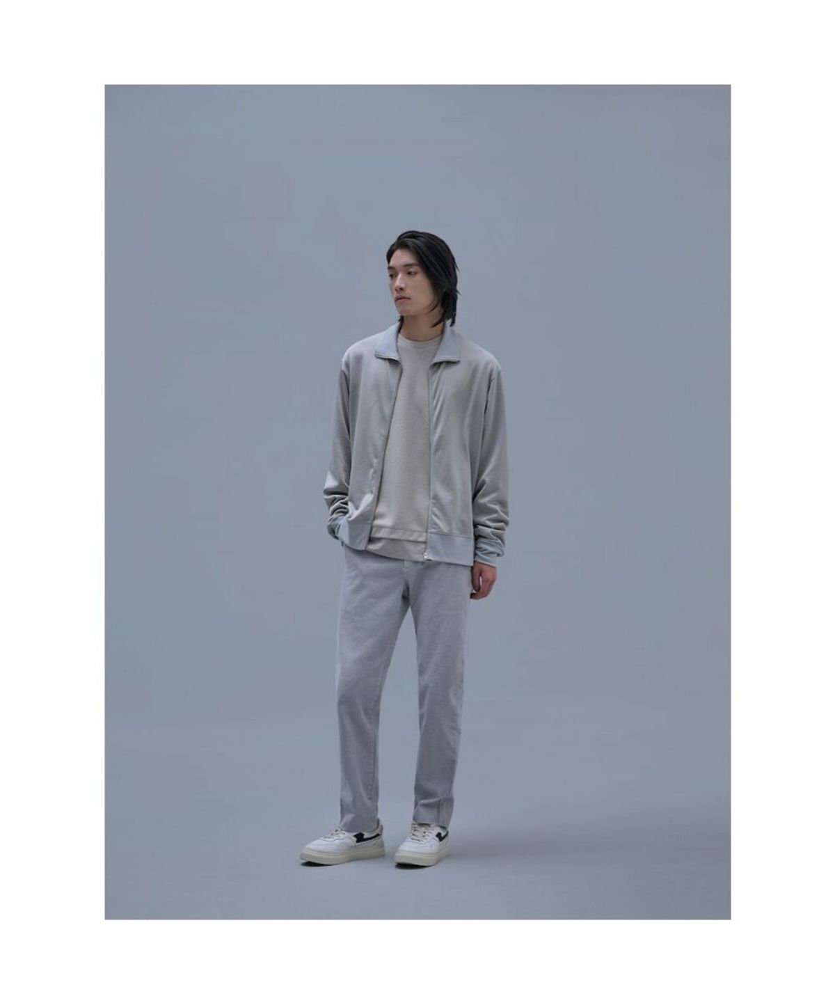 시프트지(SHIFT.G) Garment Dyed Slacks  Ivory