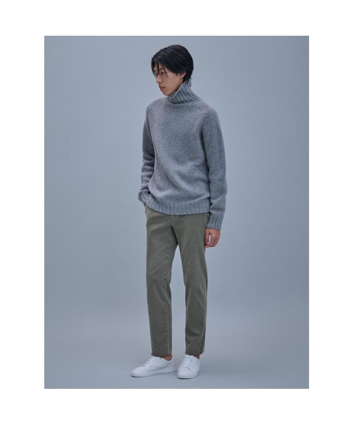 시프트지(SHIFT.G) Garment Dyed Slacks  Khaki