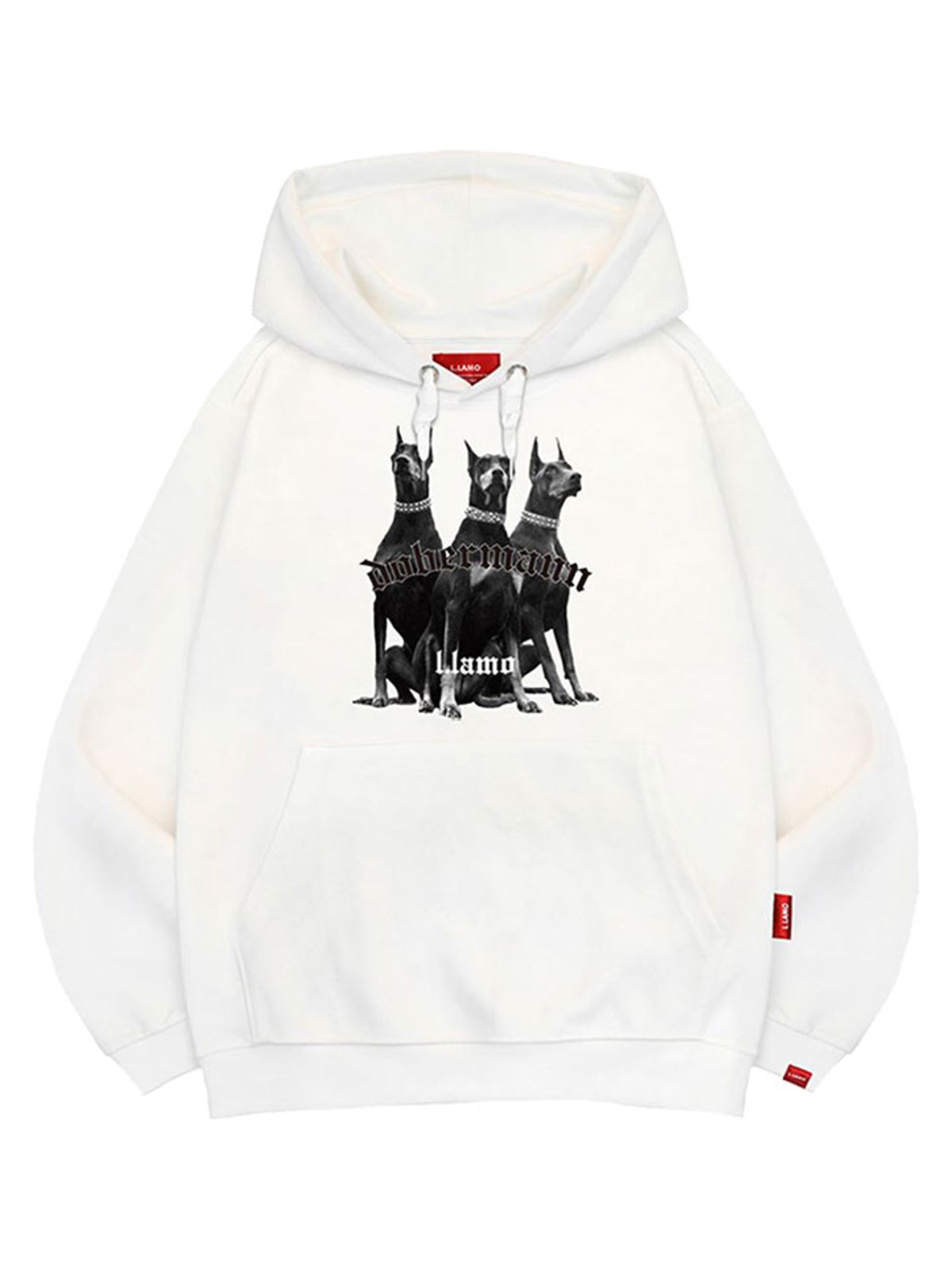 엘라모(LLAMO) 도베르만 후드티 남녀공용 빅사이즈 M~4XL