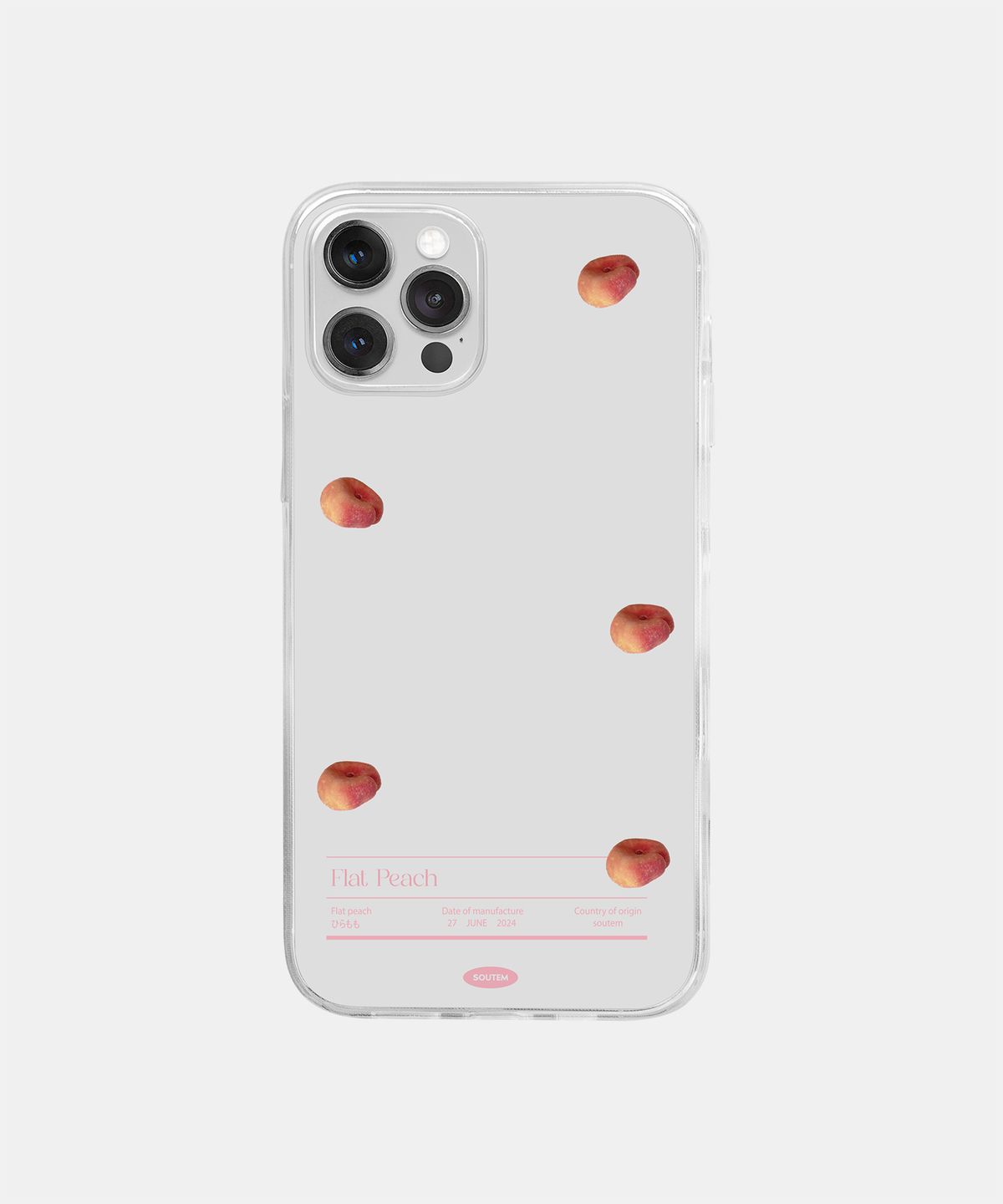 소유템(SOUTEM) Fruit Phone Case_Clear