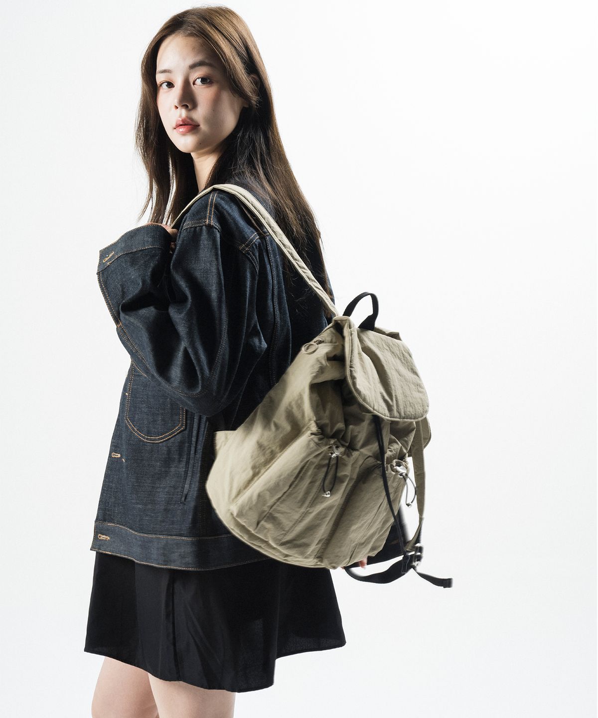 르마인(LEMINE) 쁘띠백팩(베이지)