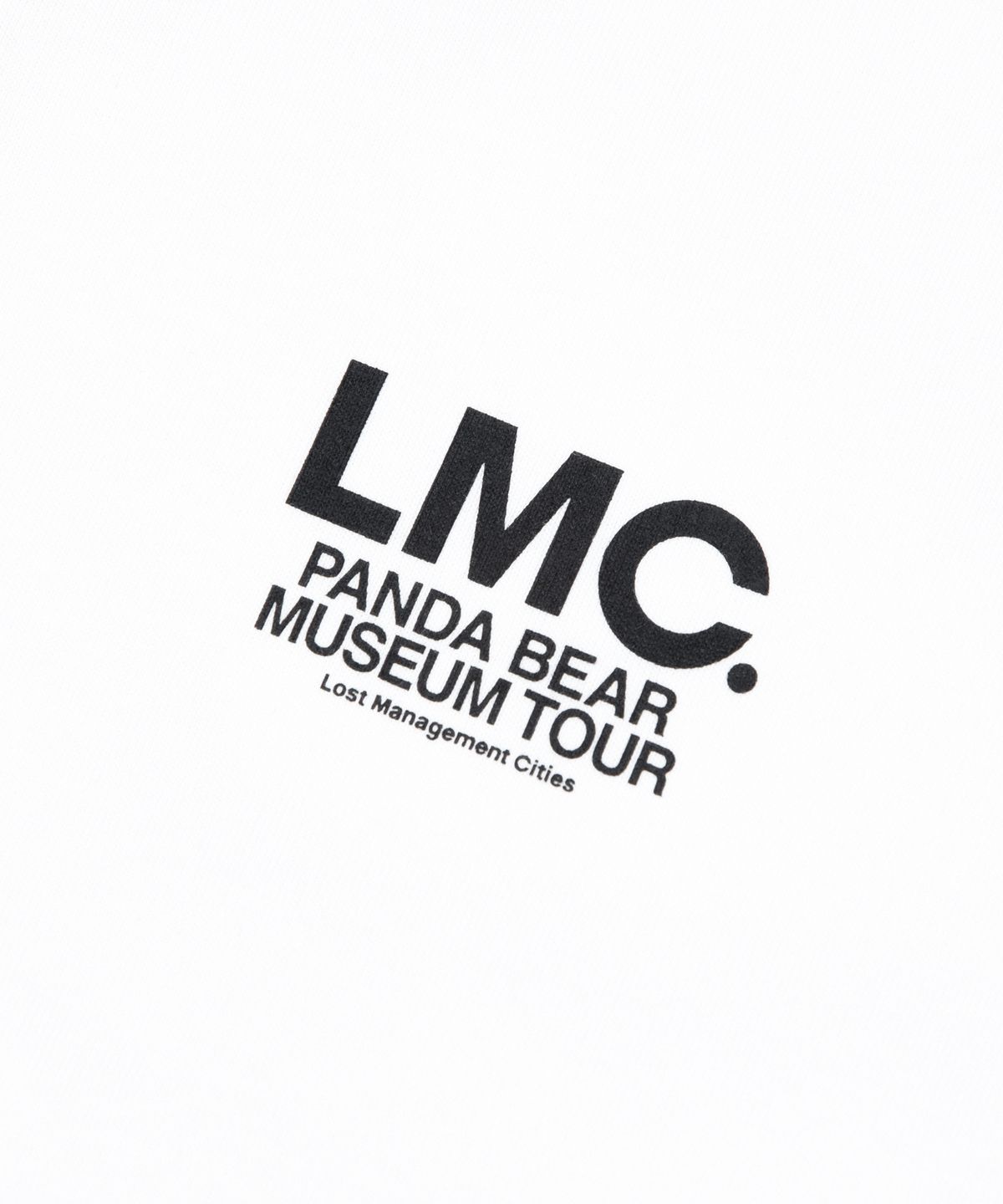 엘엠씨(LMC) PANDA BEAR MUSEUM TOUR TEE white
