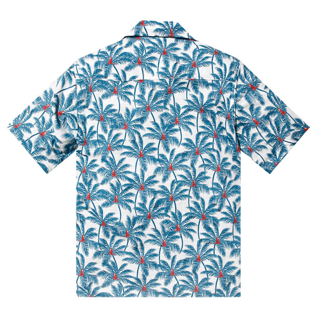 더셔츠하우스(THESHIRTHOUSE) 하와이안 셔츠 레드몽키-화이트