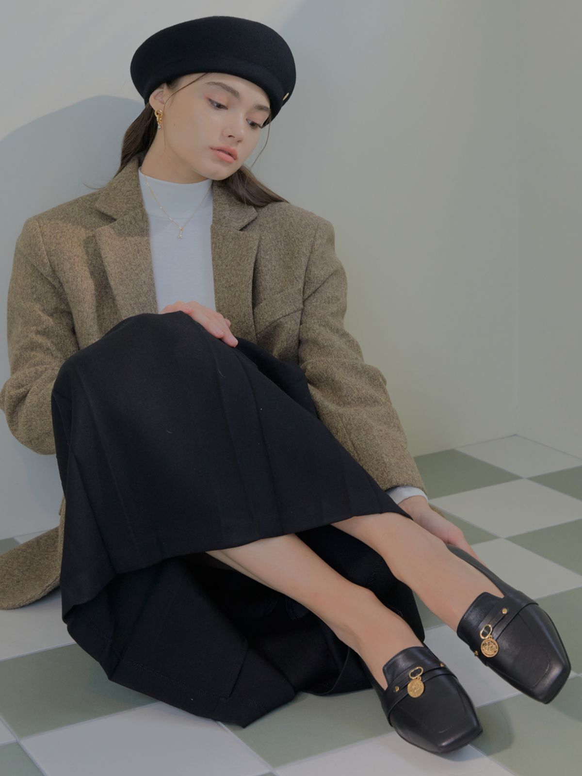 더 로맨틱 오션(THE ROMANTIC OCEAN) Boat loafer / 보트 로퍼 (black)