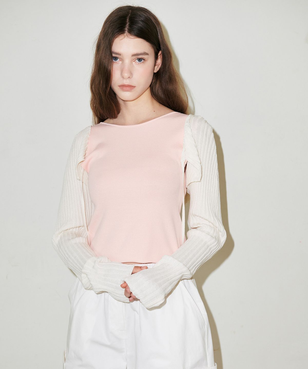 슬로우가먼츠(SLLOW GARMENTS) SUMMER PUFF BOLERO - IVORY