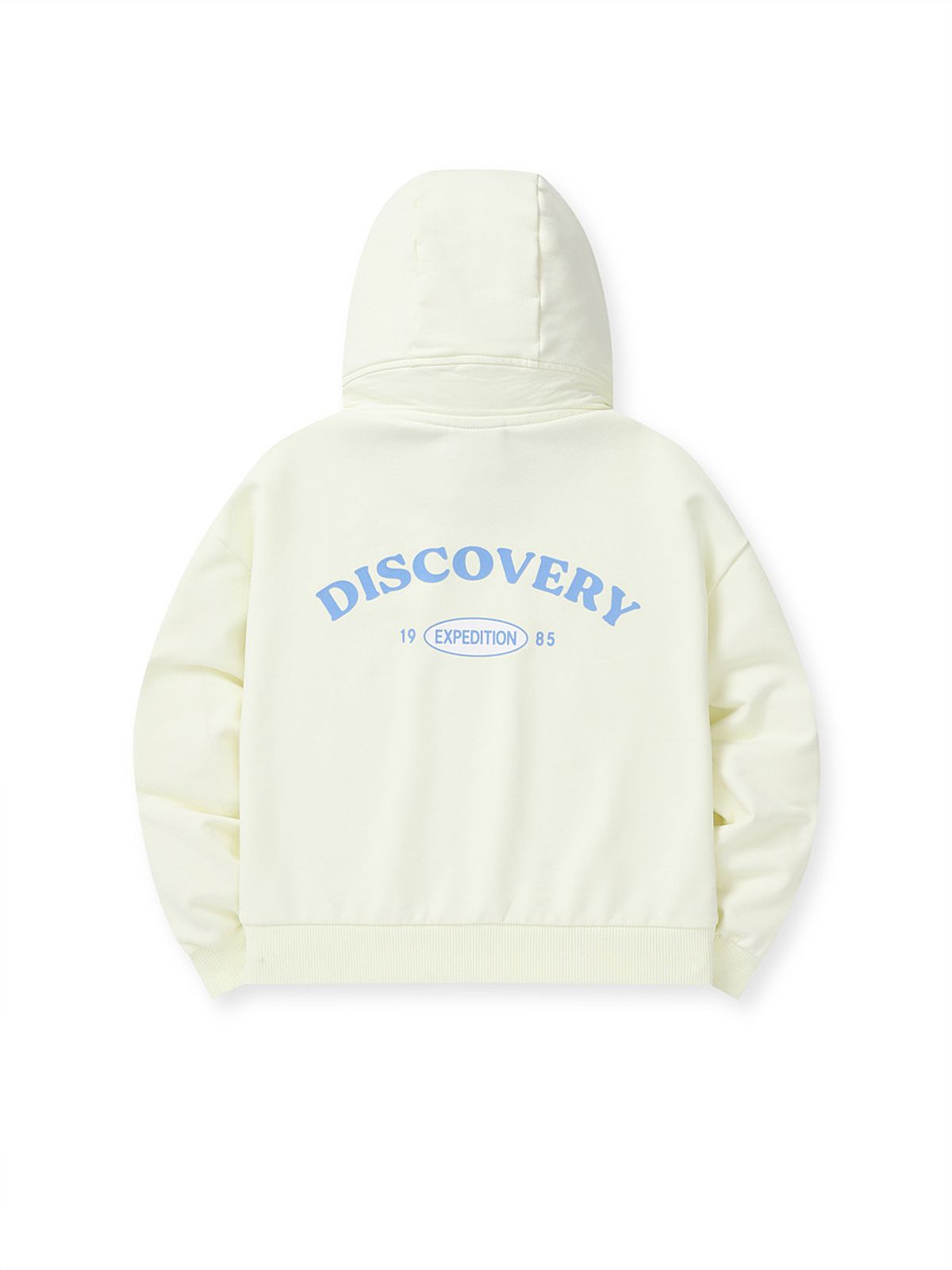 디스커버리 키즈(DISCOVERY KIDS) 여아 세미크롭 트레이닝 후드집업 (L/CREAM)