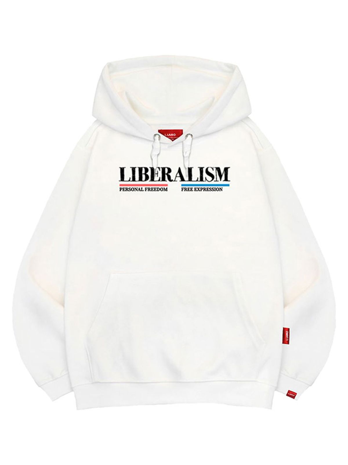 엘라모(LLAMO) 리버럴리즘 후드티 남녀공용 빅사이즈 M~4XL