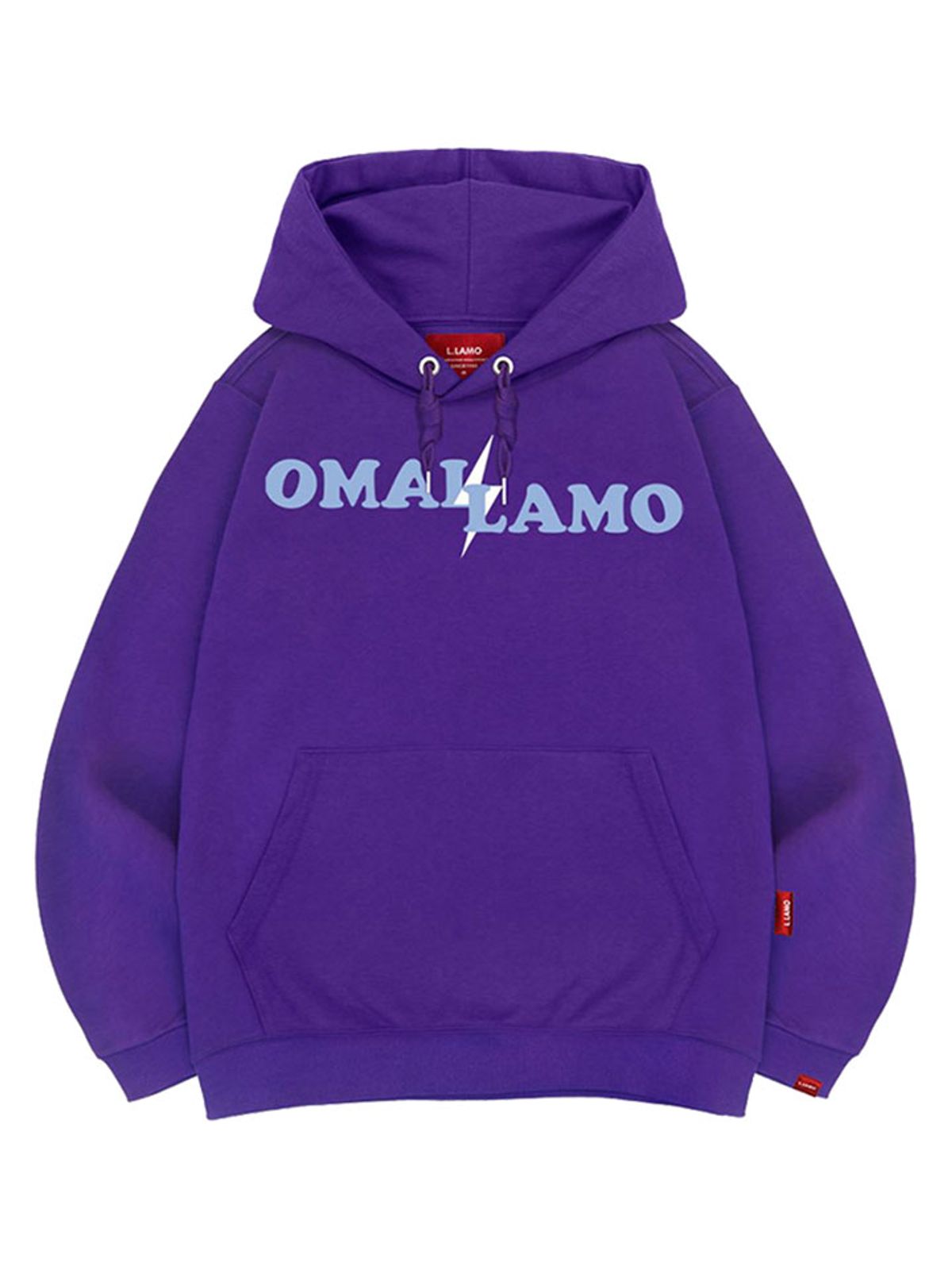 엘라모(LLAMO) 썬더라모 후드티 남녀공용 빅사이즈 M~4XL