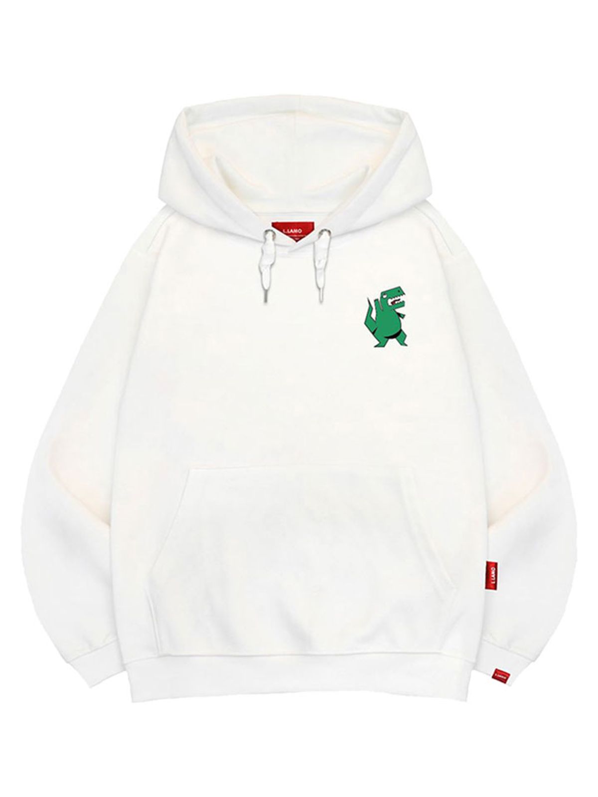 엘라모(LLAMO) 앵그리다이노 후드티 남녀공용 빅사이즈 M~4XL