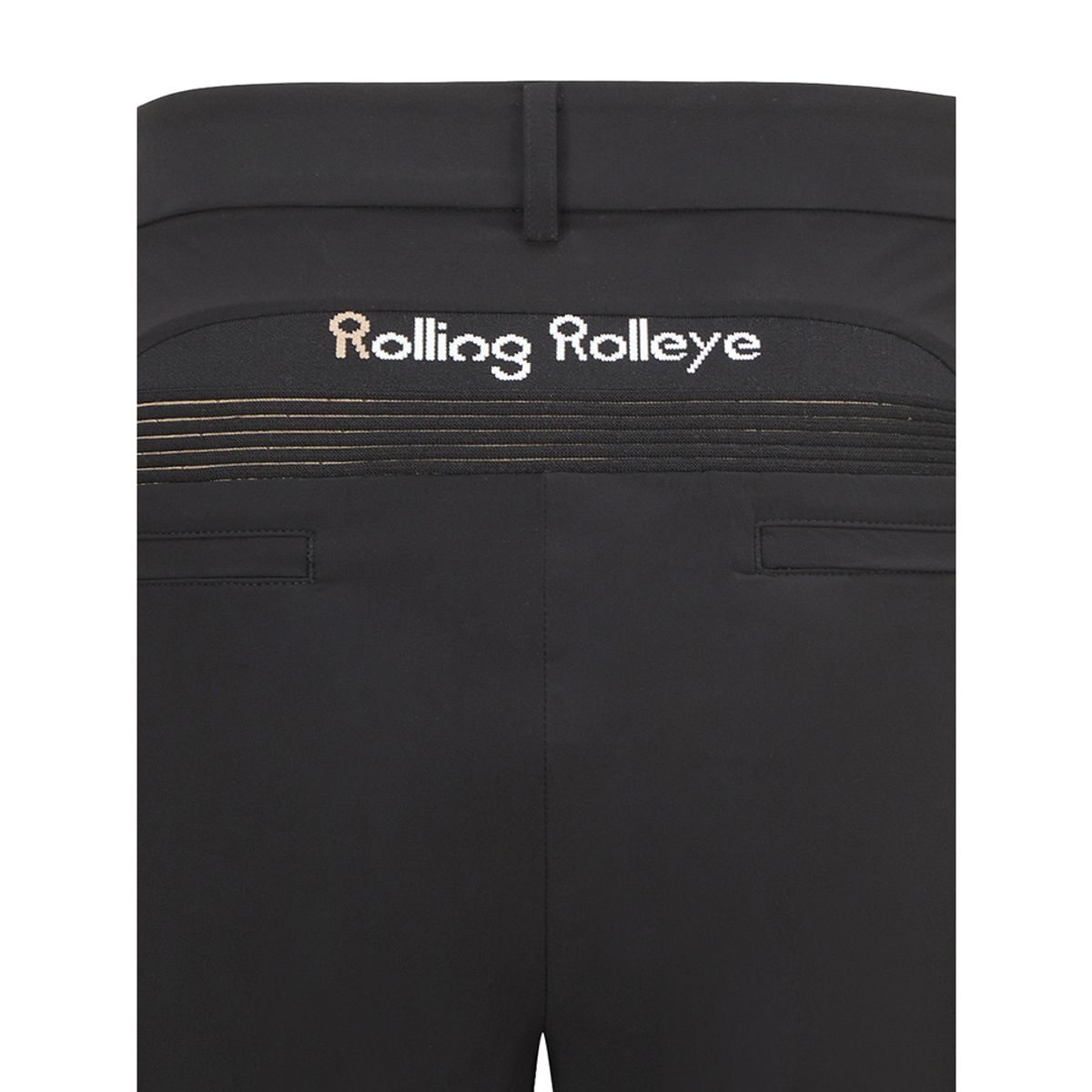 롤링롤라이(ROLLINGROLLEYE) 롤롤 스트레치 조거팬츠 블랙 Roll Roll Stretch Jogger Pants Black