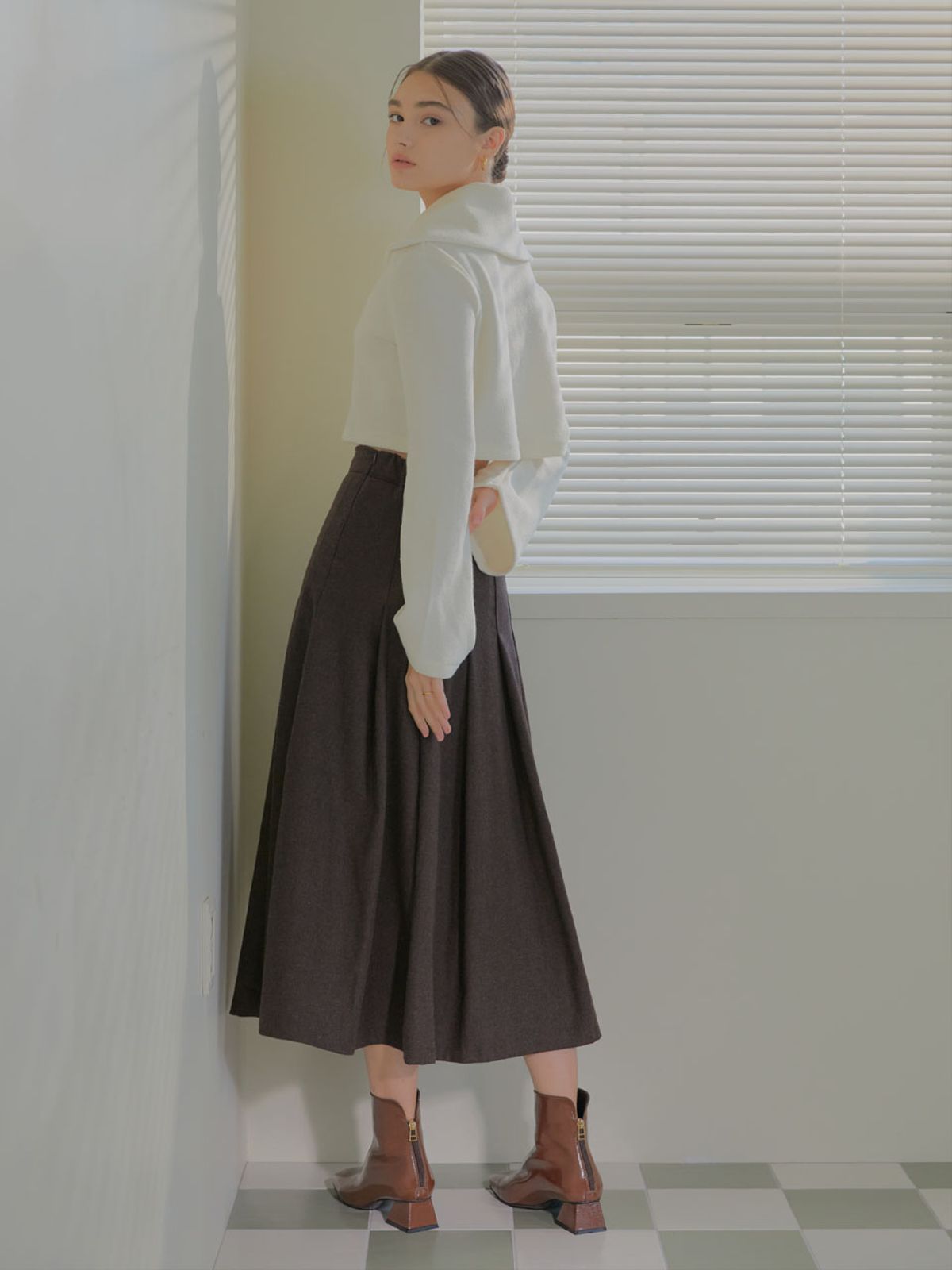 더 로맨틱 오션(THE ROMANTIC OCEAN) Glad boots / 글래드 부츠 (camel brown)
