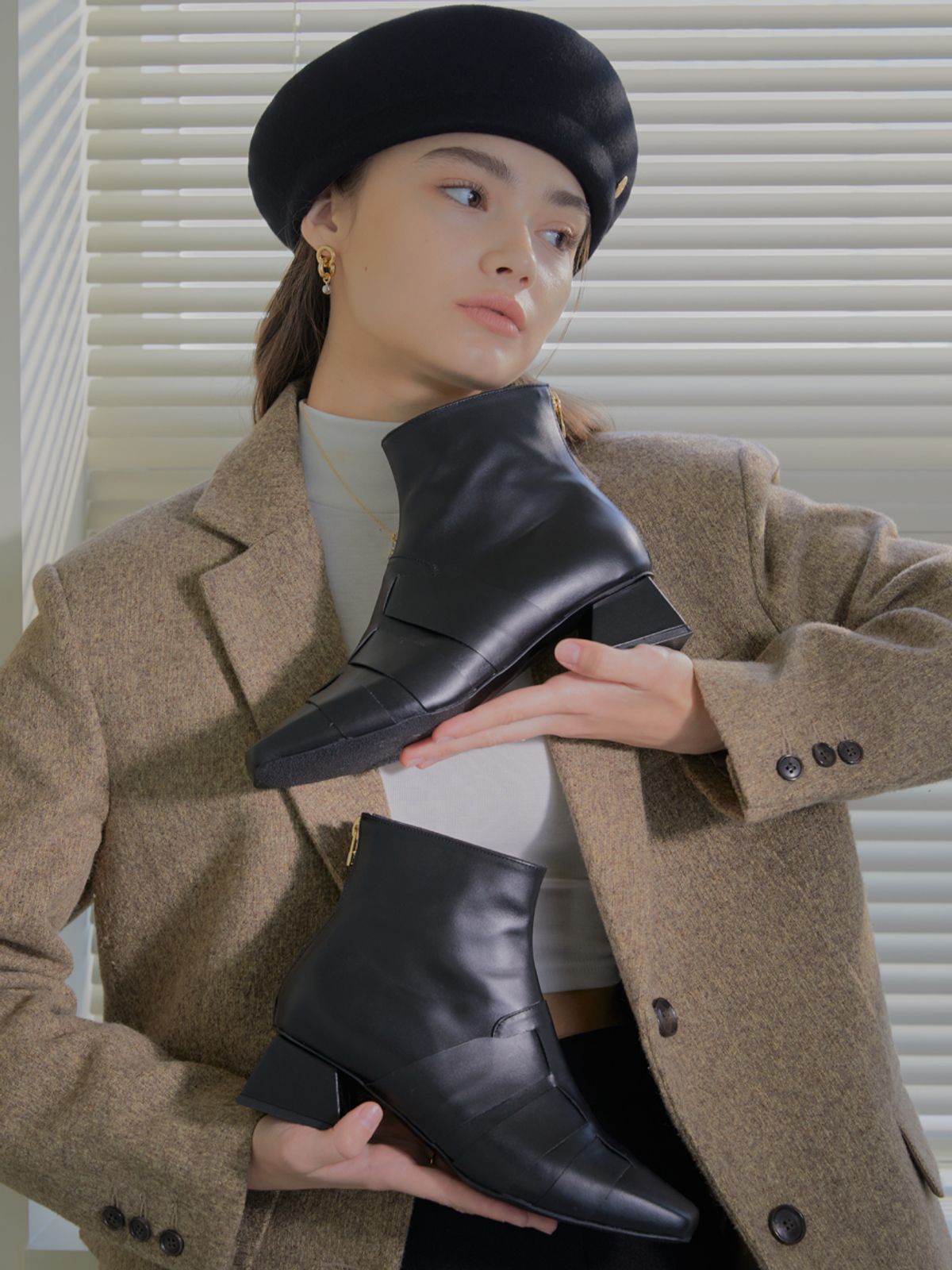 더 로맨틱 오션(THE ROMANTIC OCEAN) Fisherman boots / 피셔맨 부츠 (black)