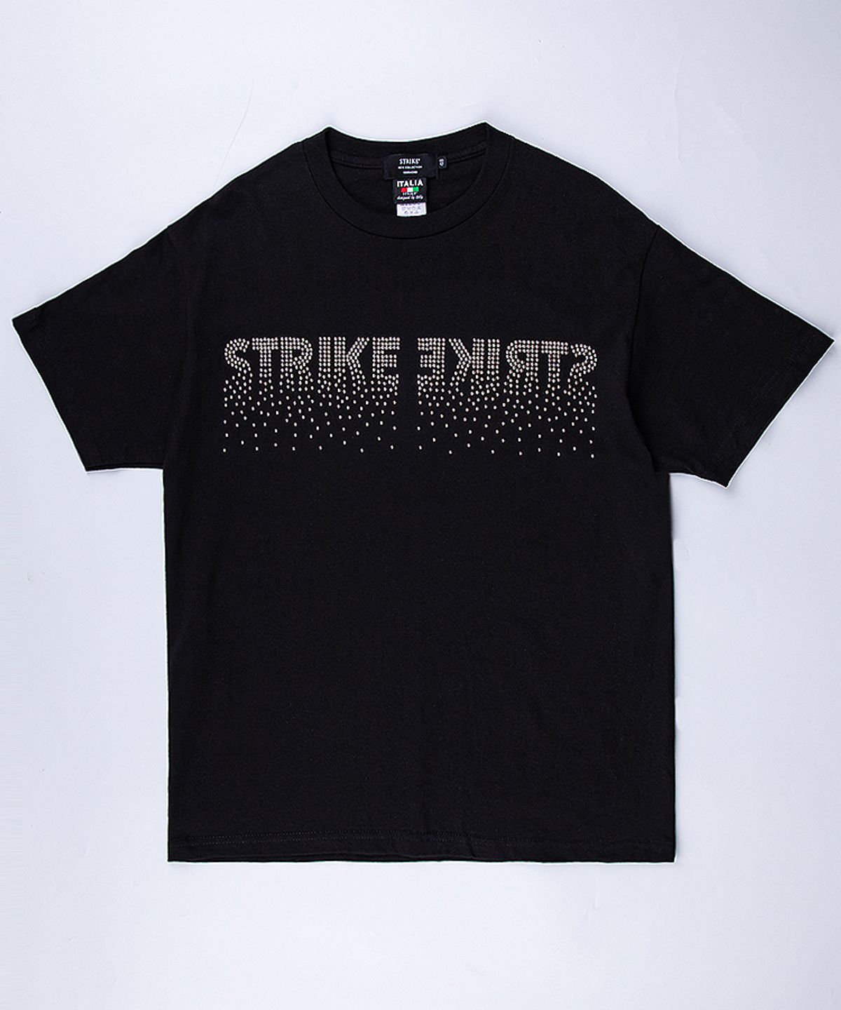 스트라이크(STRIKE) Luminous Studded Signature T-shirt (BLACK)